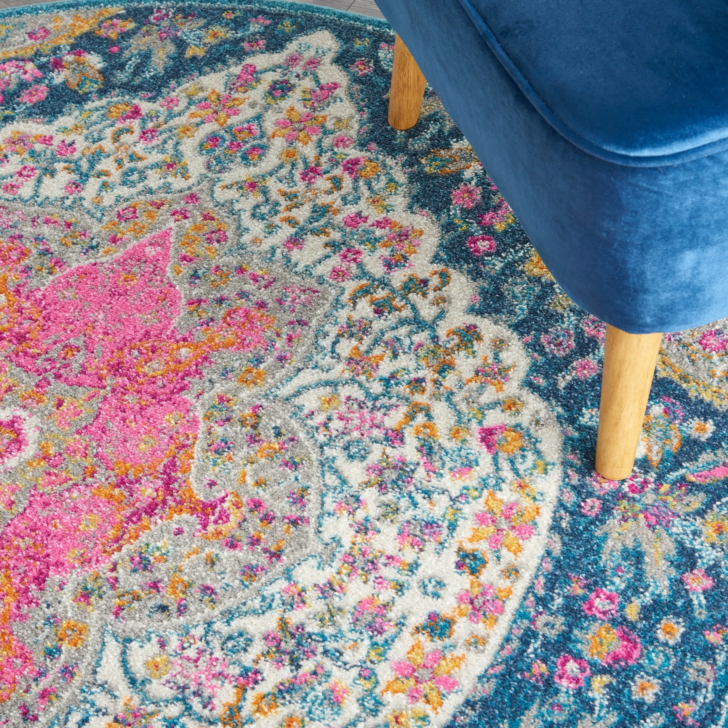Nourison Passion Modern Persian Center Medallion Area Rug
