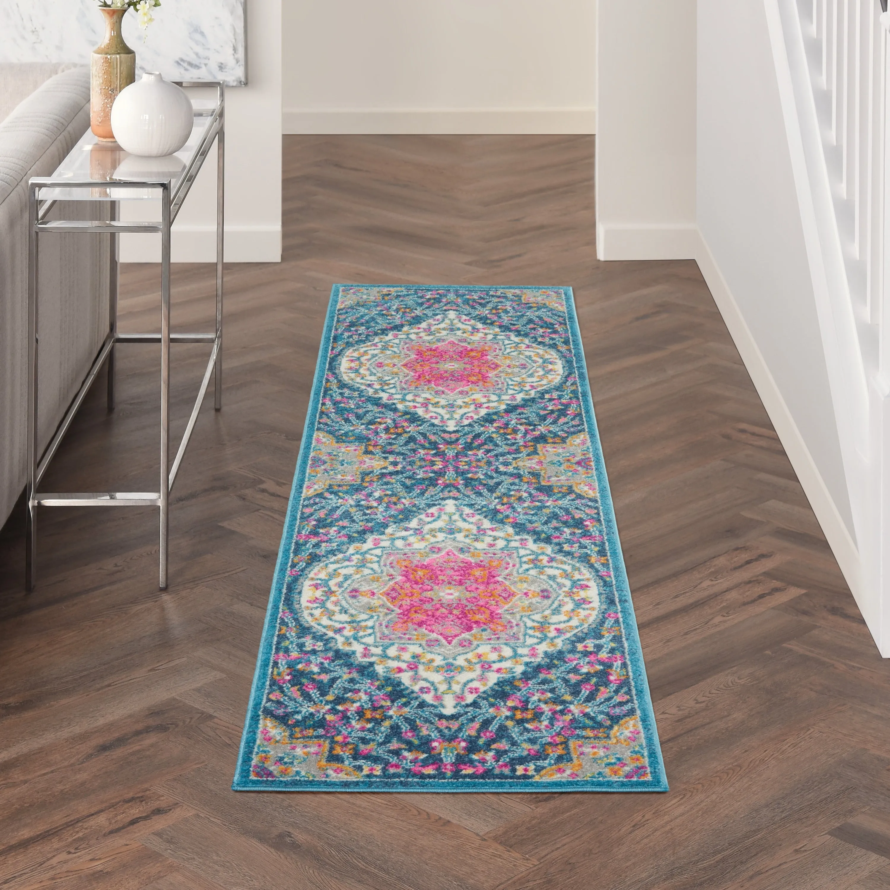Nourison Passion Modern Persian Center Medallion Area Rug