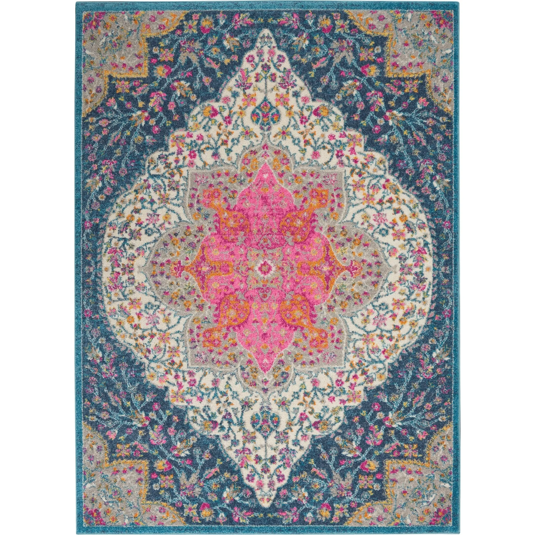 Nourison Passion Modern Persian Center Medallion Area Rug