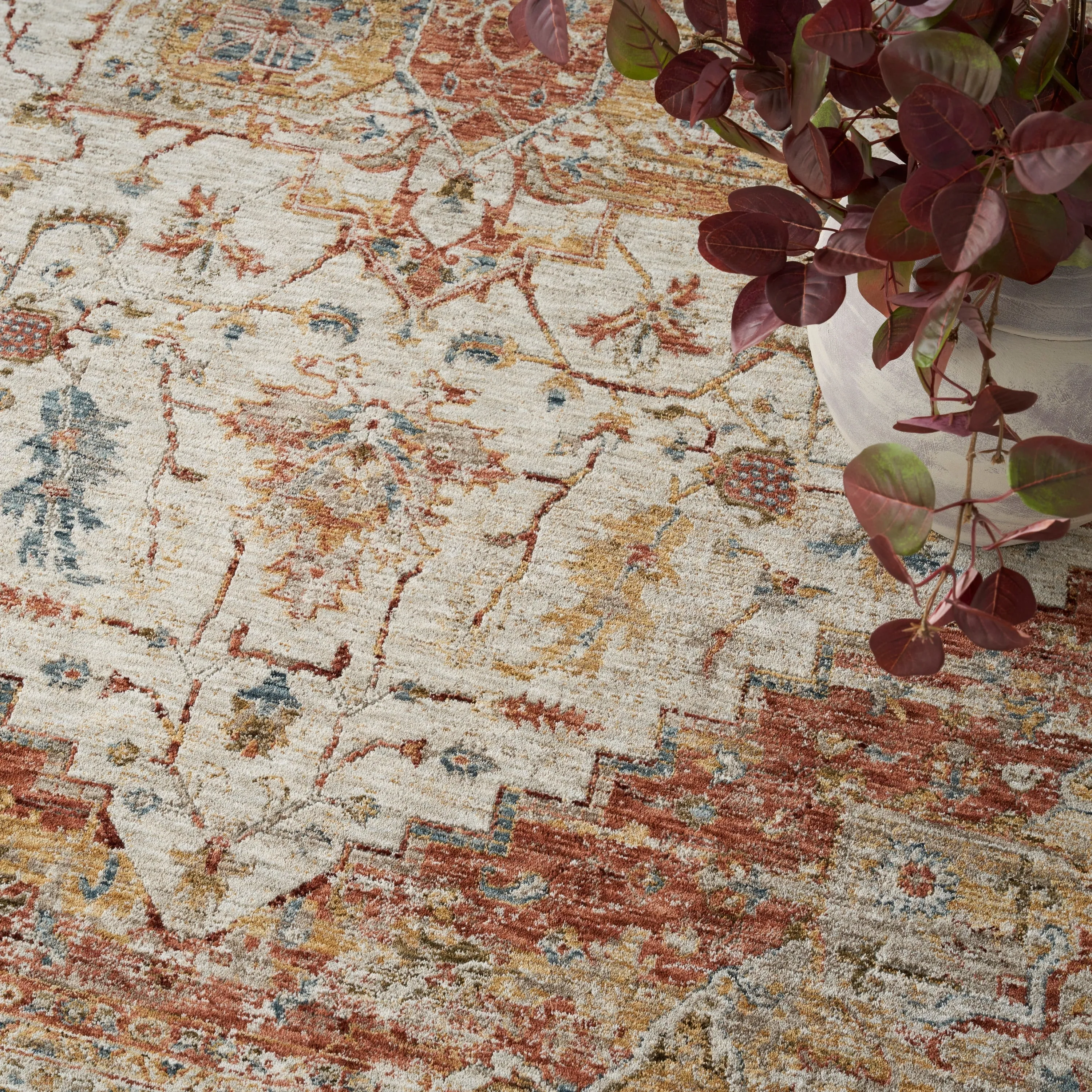 Nourison Petra Indoor only Persian Area Rug