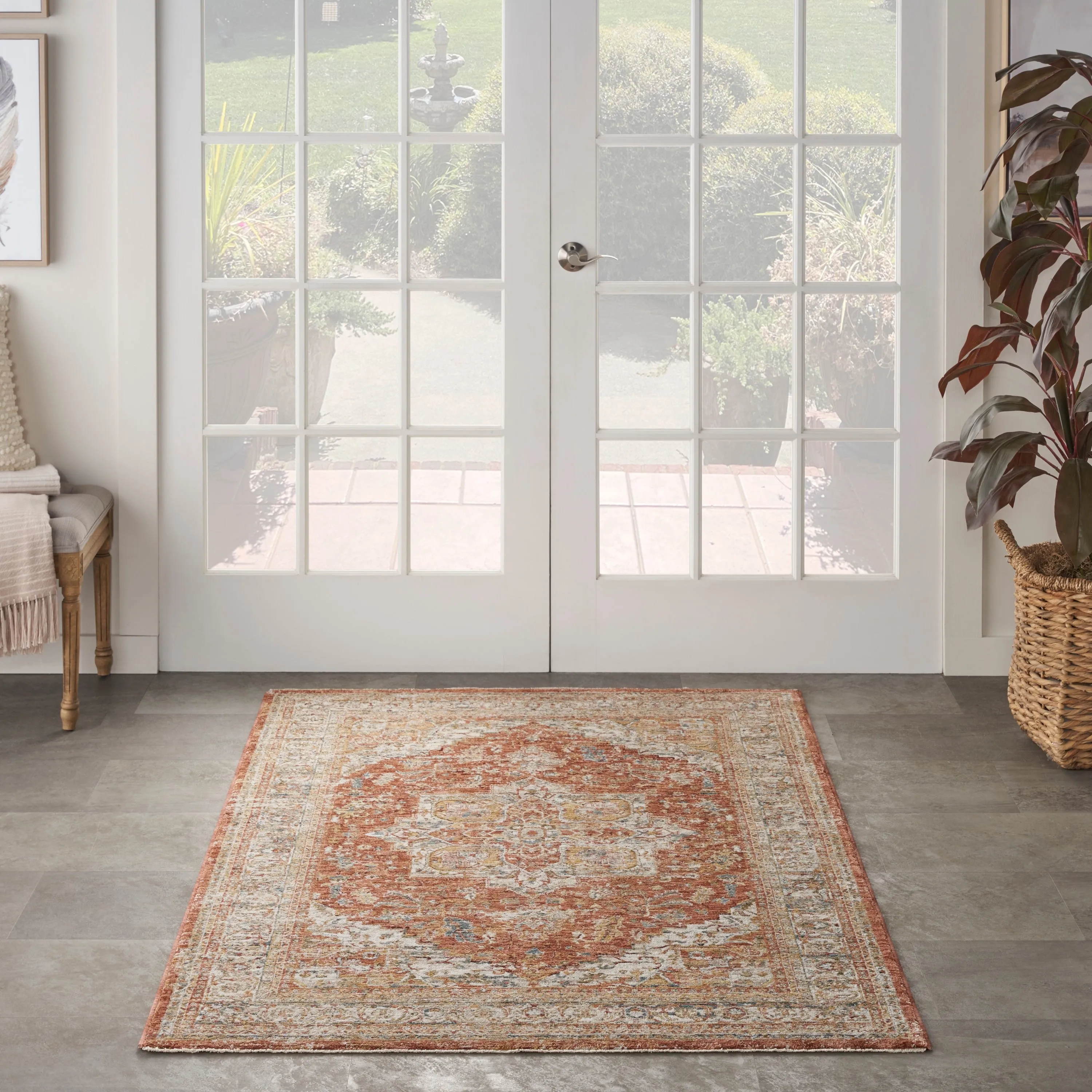 Nourison Petra Indoor only Persian Area Rug
