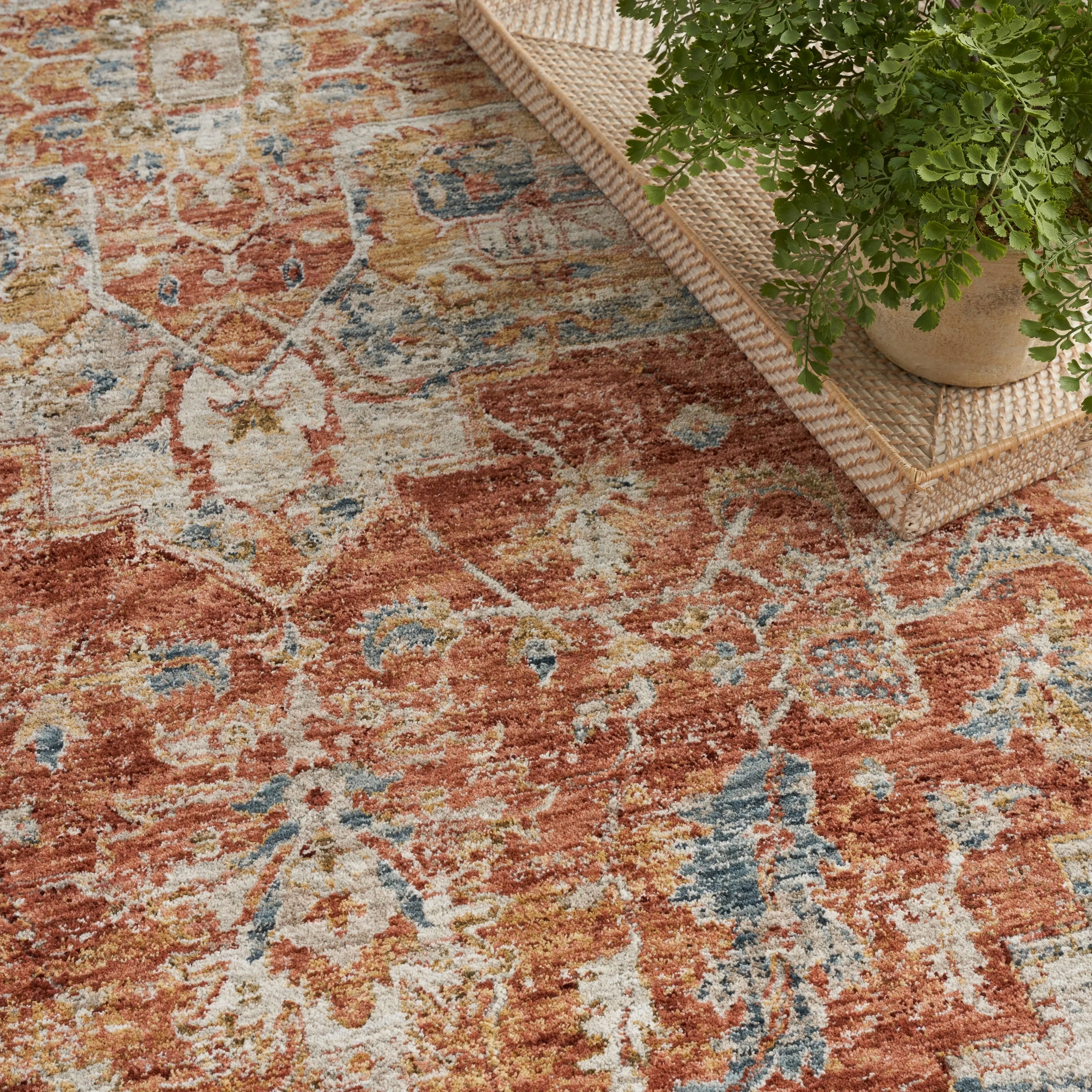 Nourison Petra Indoor only Persian Area Rug