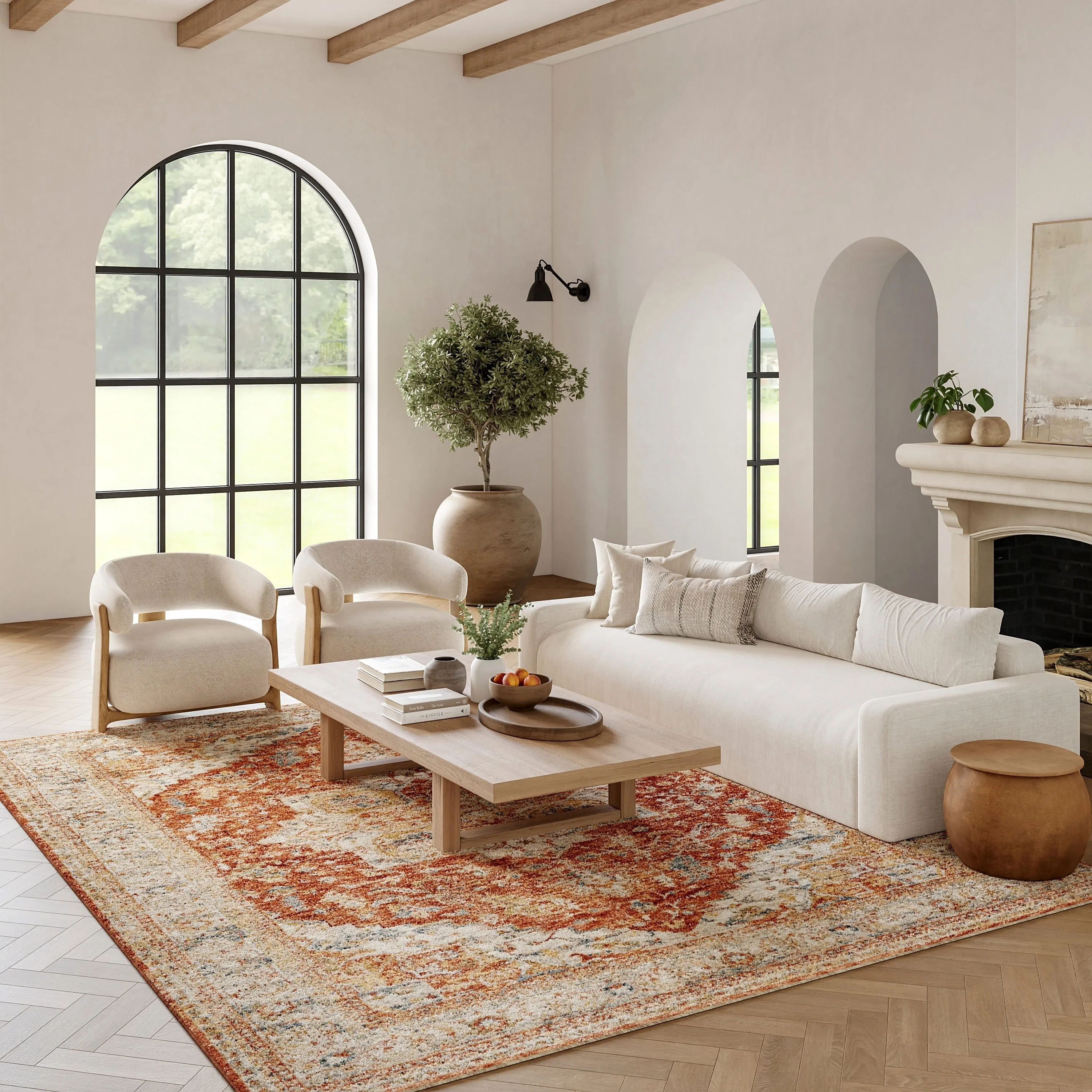 Nourison Petra Indoor only Persian Area Rug