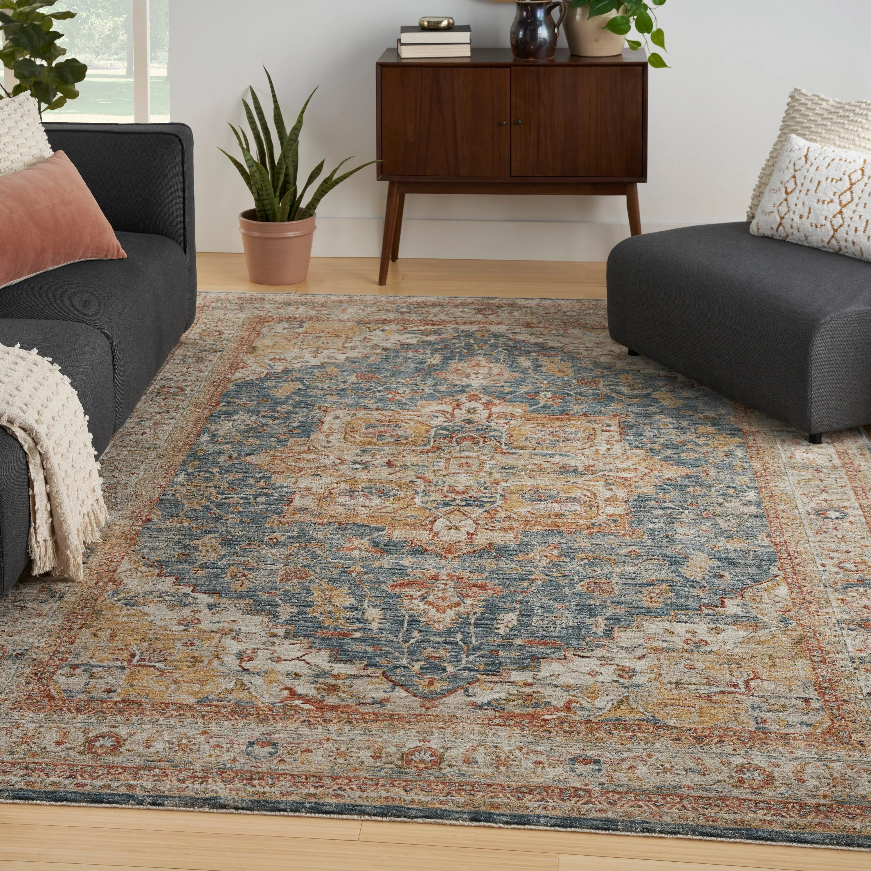 Nourison Petra Indoor only Persian Area Rug