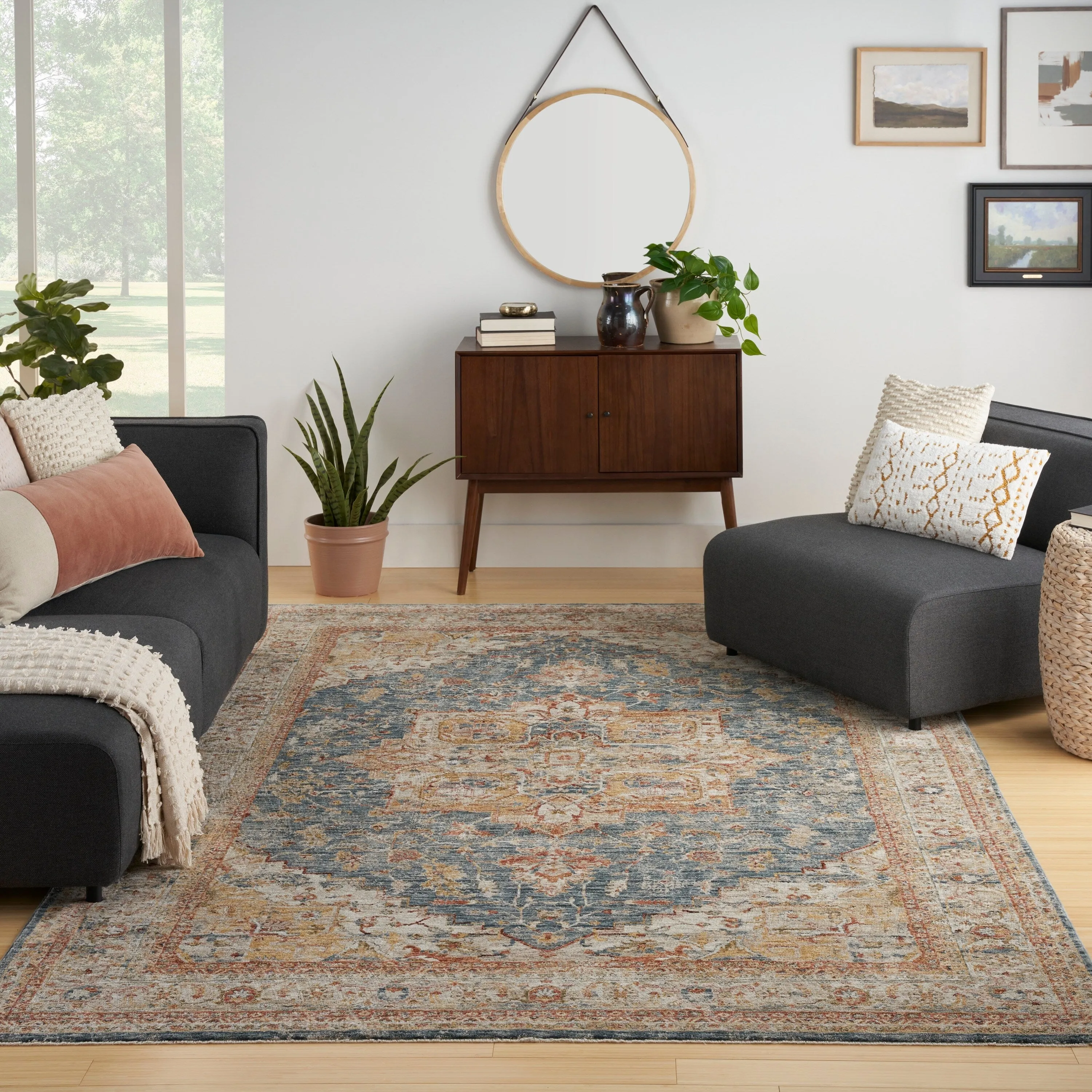 Nourison Petra Indoor only Persian Area Rug