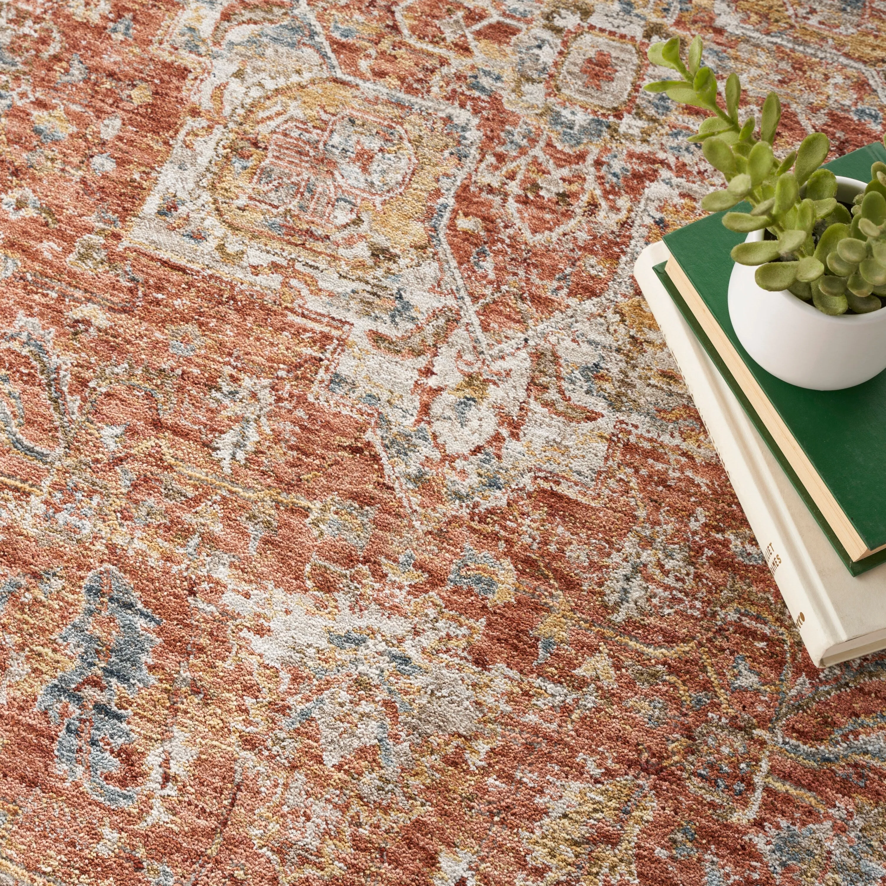 Nourison Petra Indoor only Persian Area Rug