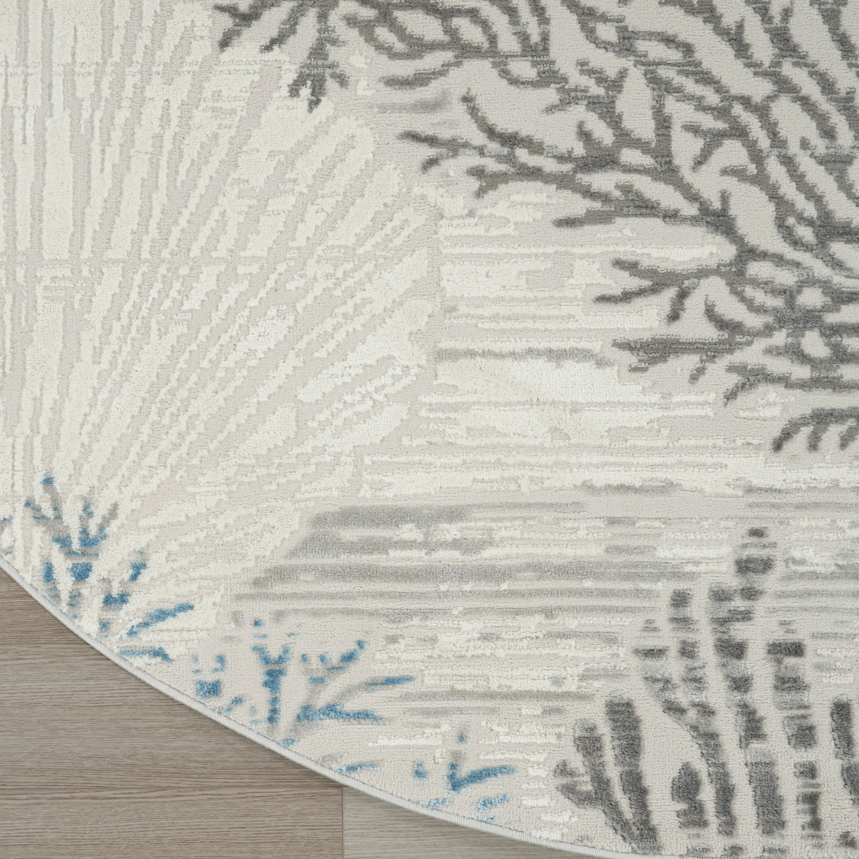 Nourison Pompeii Coastal Beach Shells and Coral Area Rug