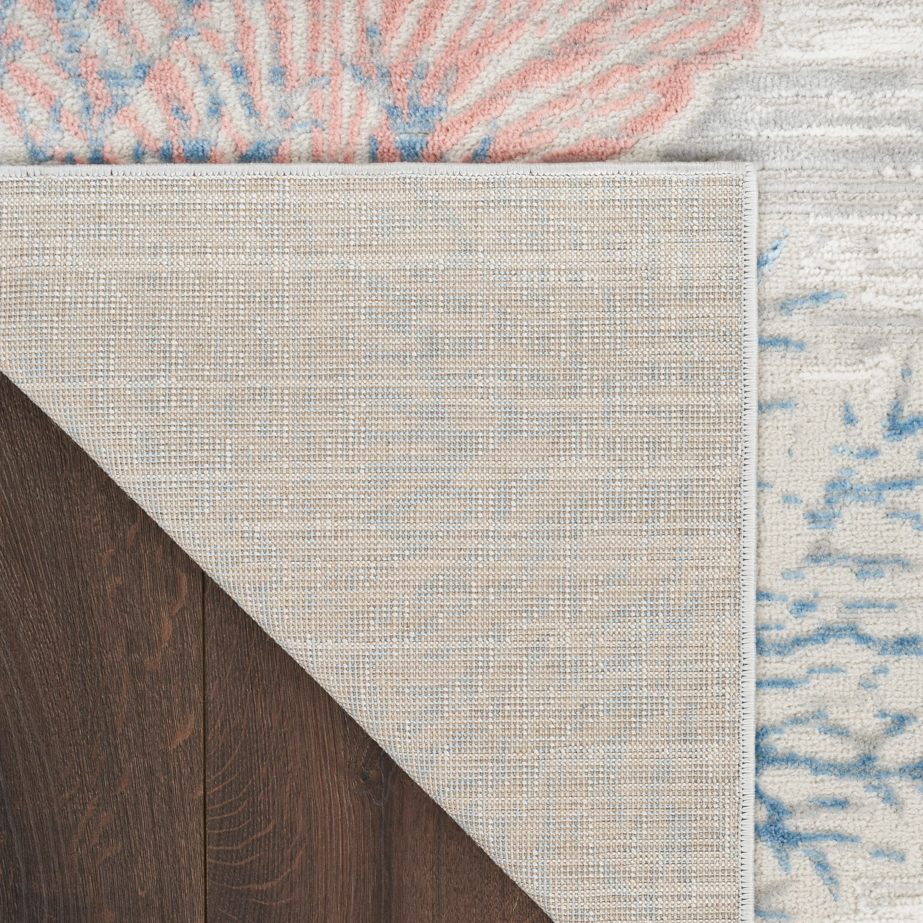 Nourison Pompeii Coastal Beach Shells and Coral Area Rug