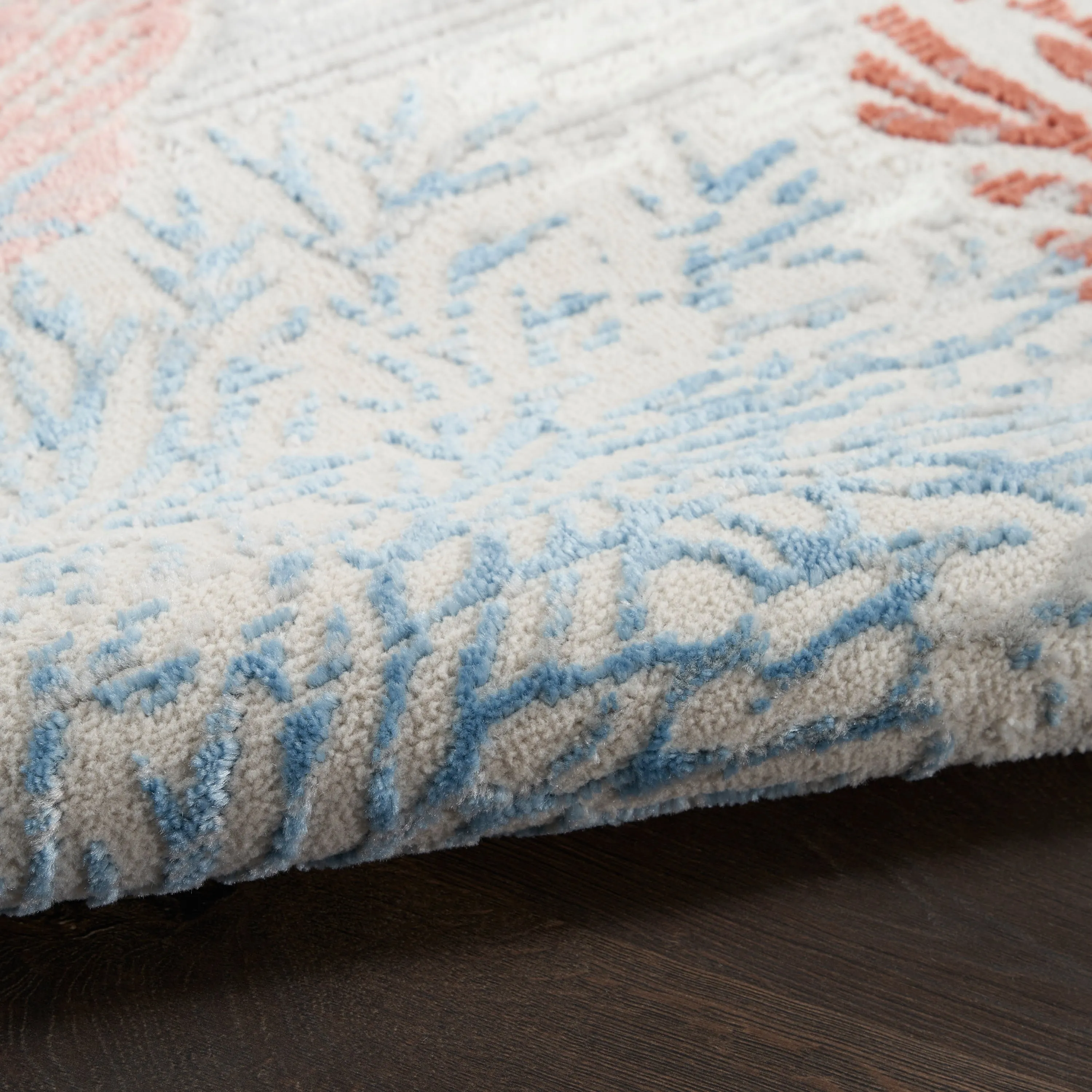 Nourison Pompeii Coastal Beach Shells and Coral Area Rug