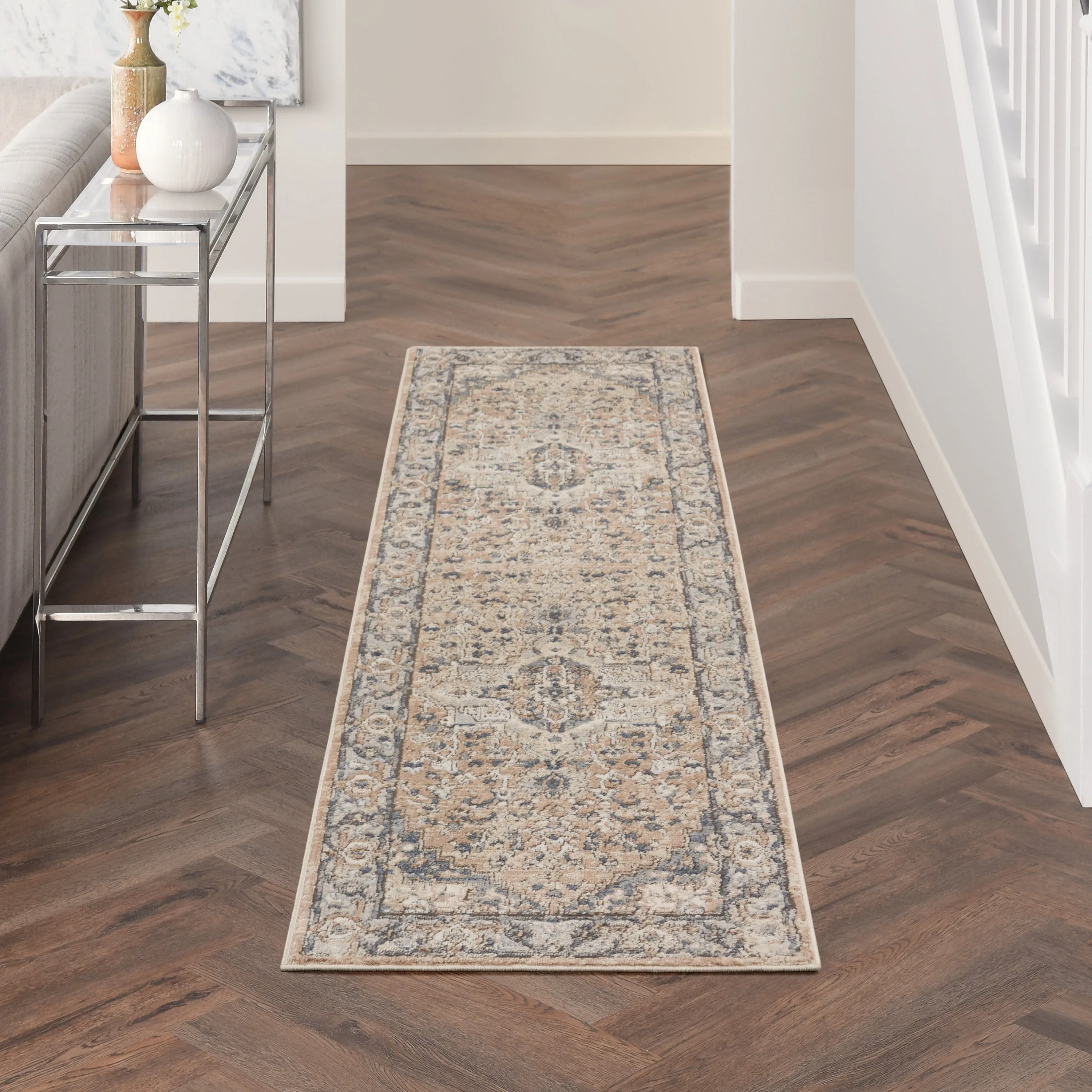 Nourison Quarry Indoor only Persian Area Rug.