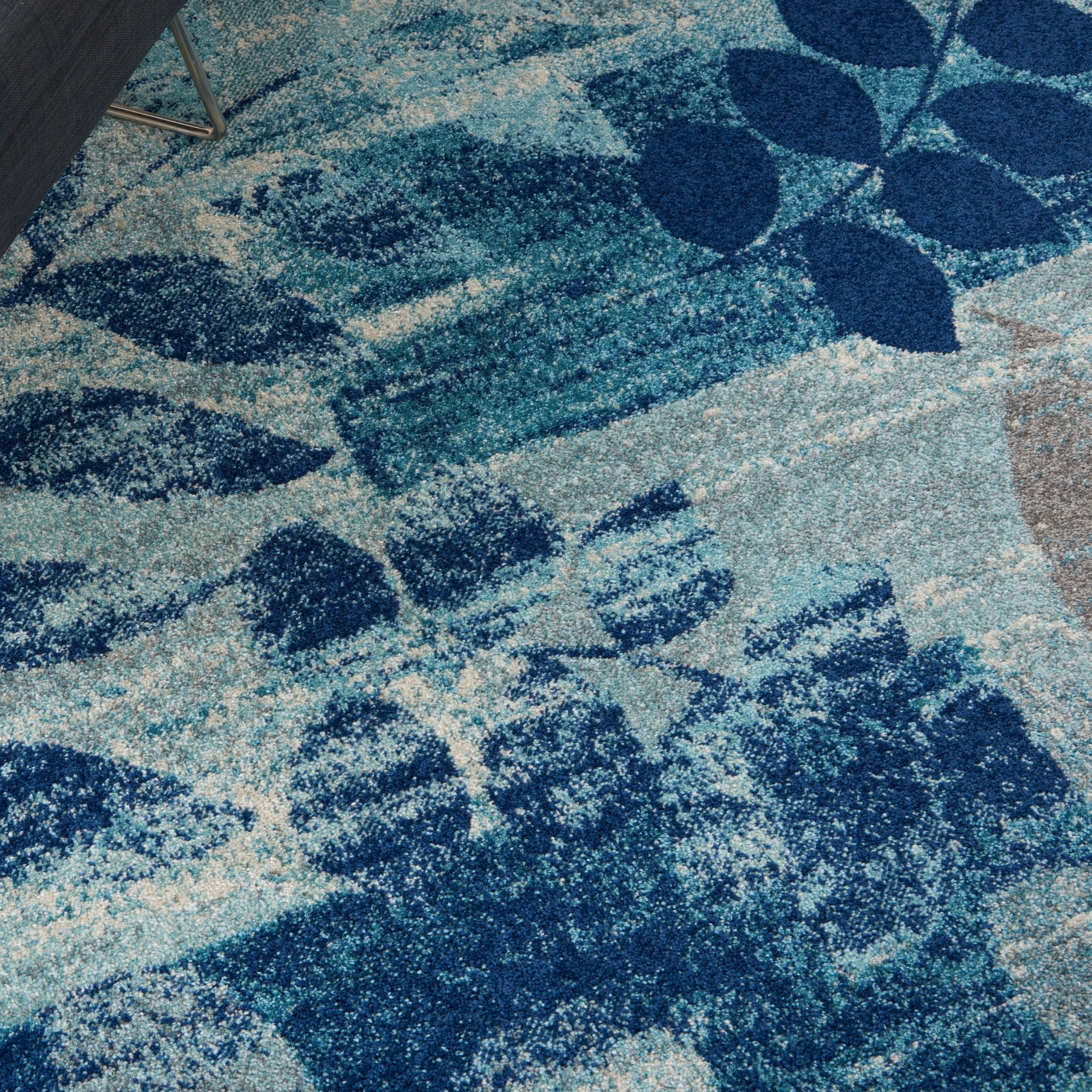 Nourison Tranquil Floral Leaves Area Rug