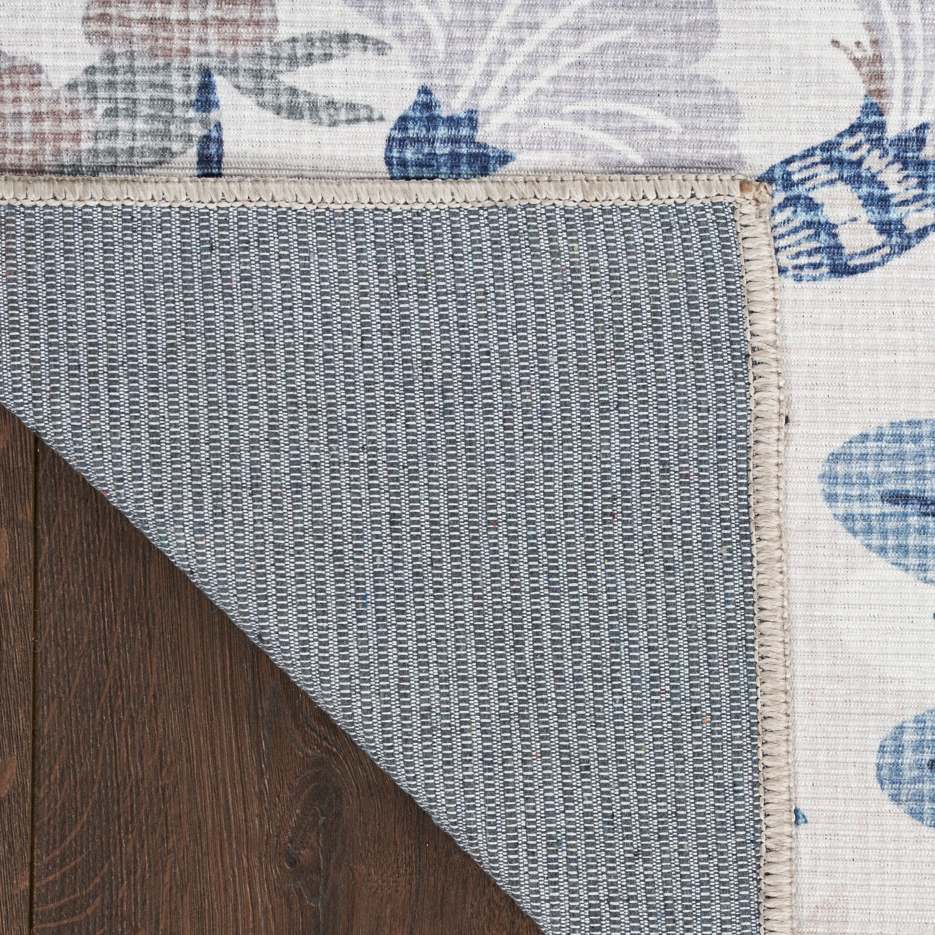 Nourison Washables Indoor Floral Area Rug