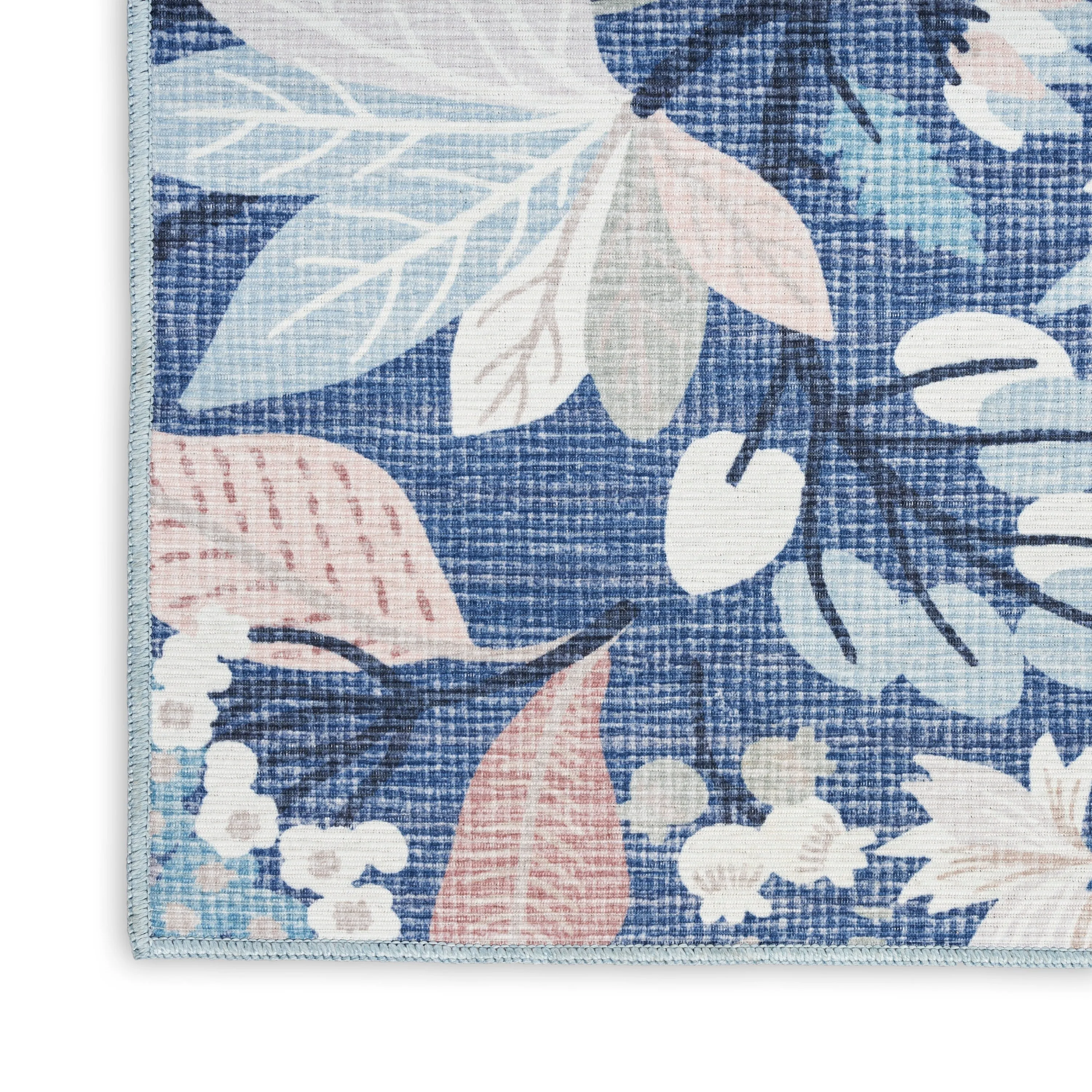 Nourison Washables Indoor Floral Area Rug