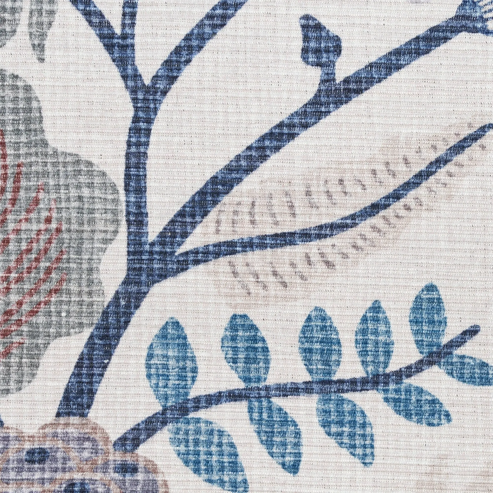 Nourison Washables Indoor Floral Area Rug