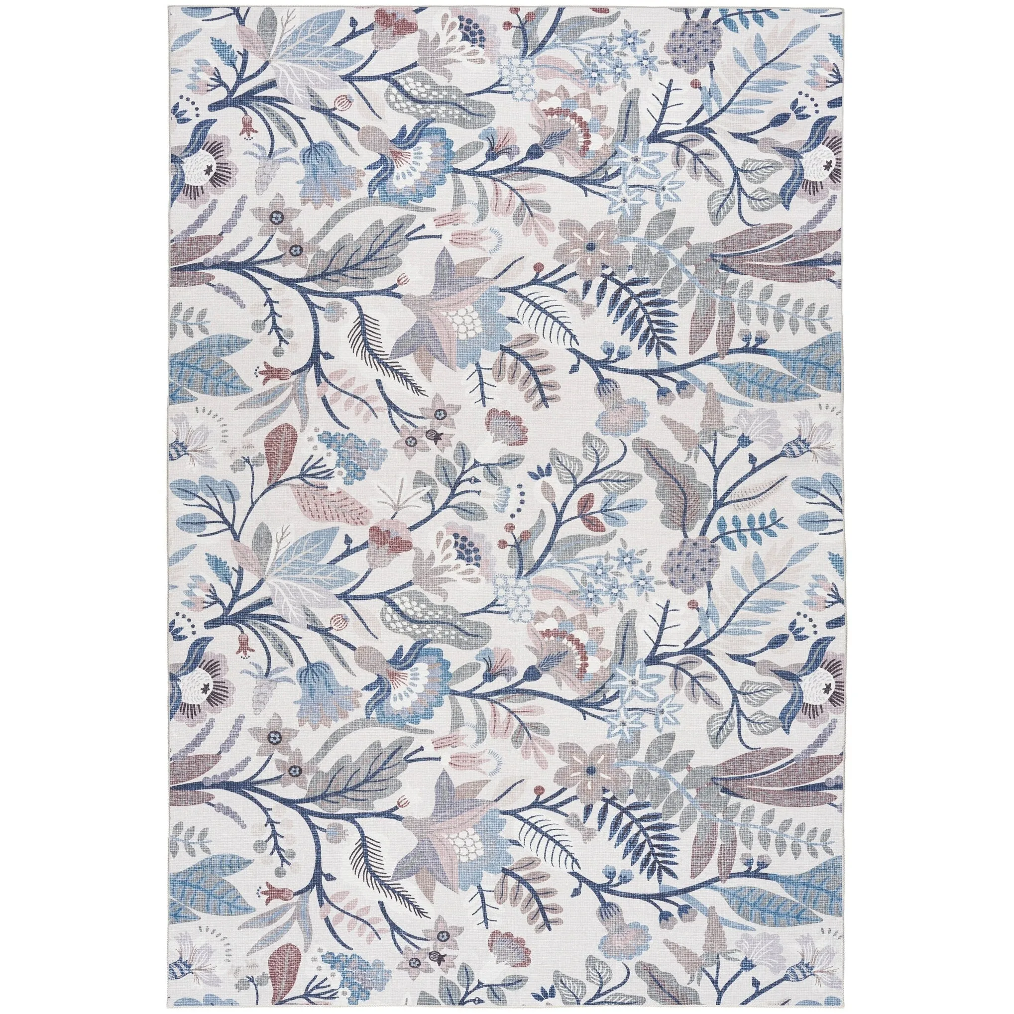 Nourison Washables Indoor Floral Area Rug