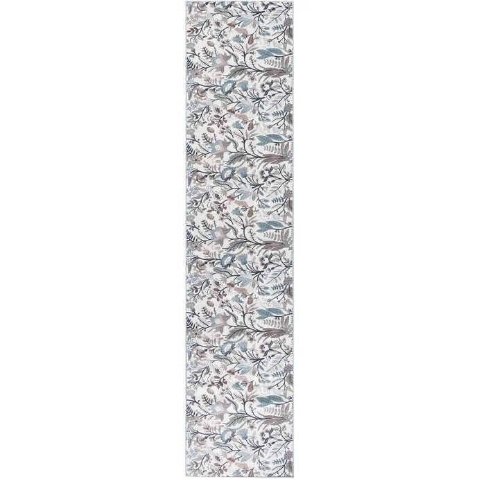 Nourison Washables Indoor Floral Area Rug