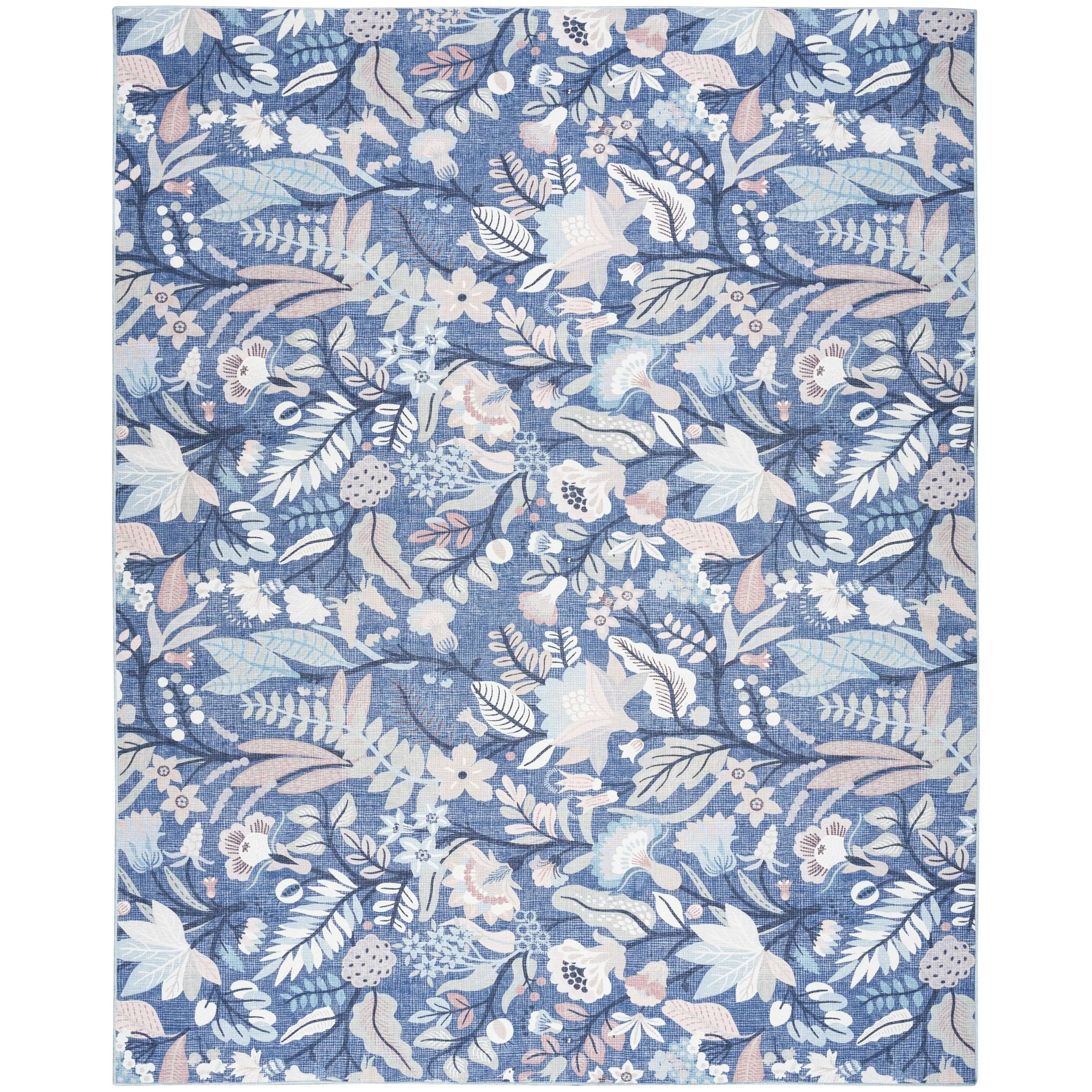 Nourison Washables Indoor Floral Area Rug
