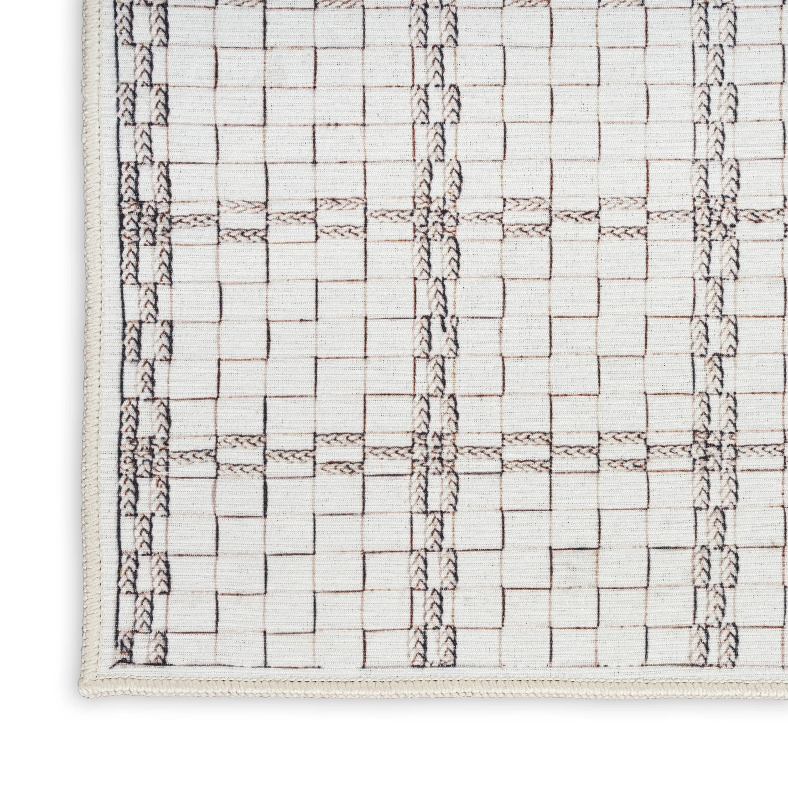 Nourison Washables Indoor Geometric Area Rug