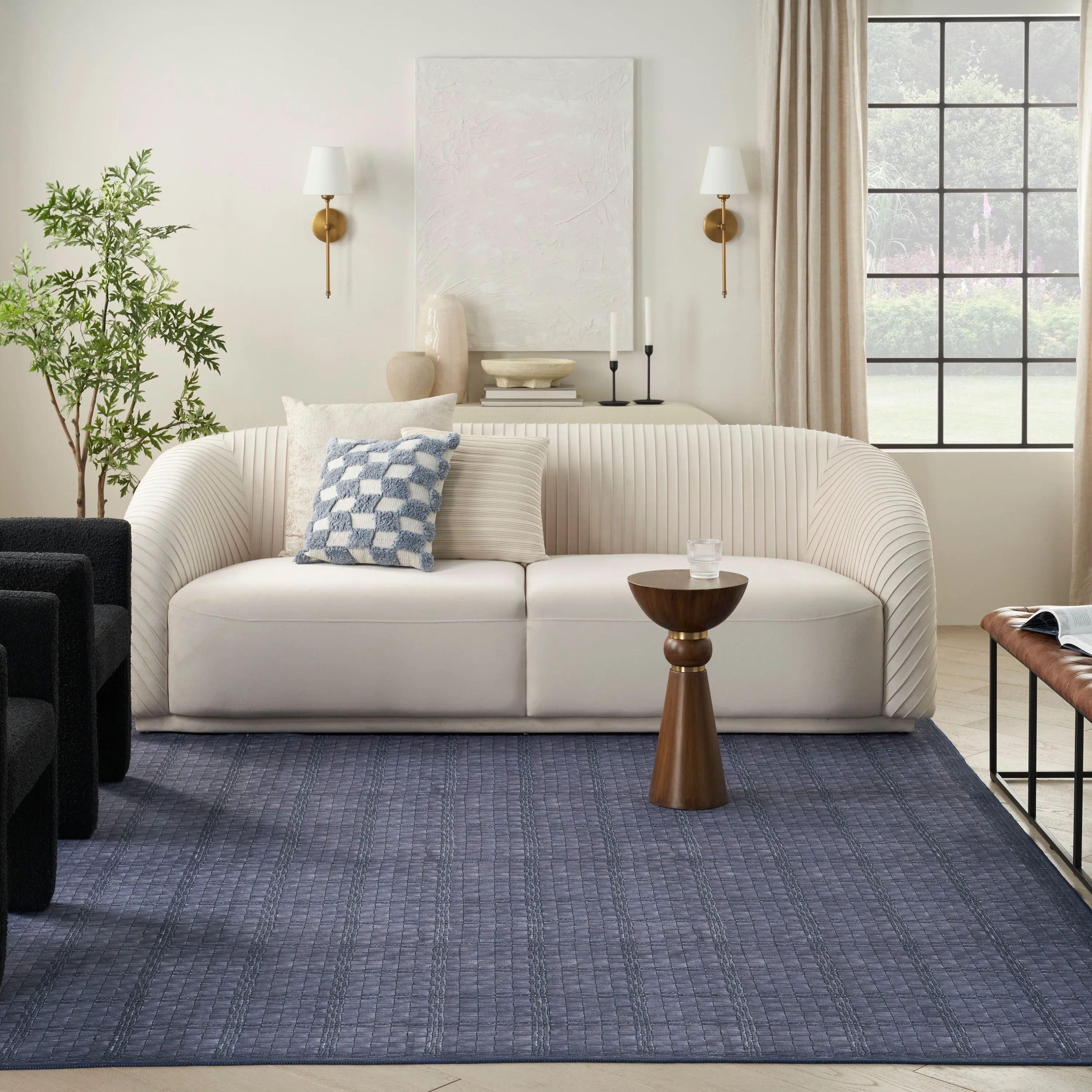 Nourison Washables Indoor Geometric Area Rug