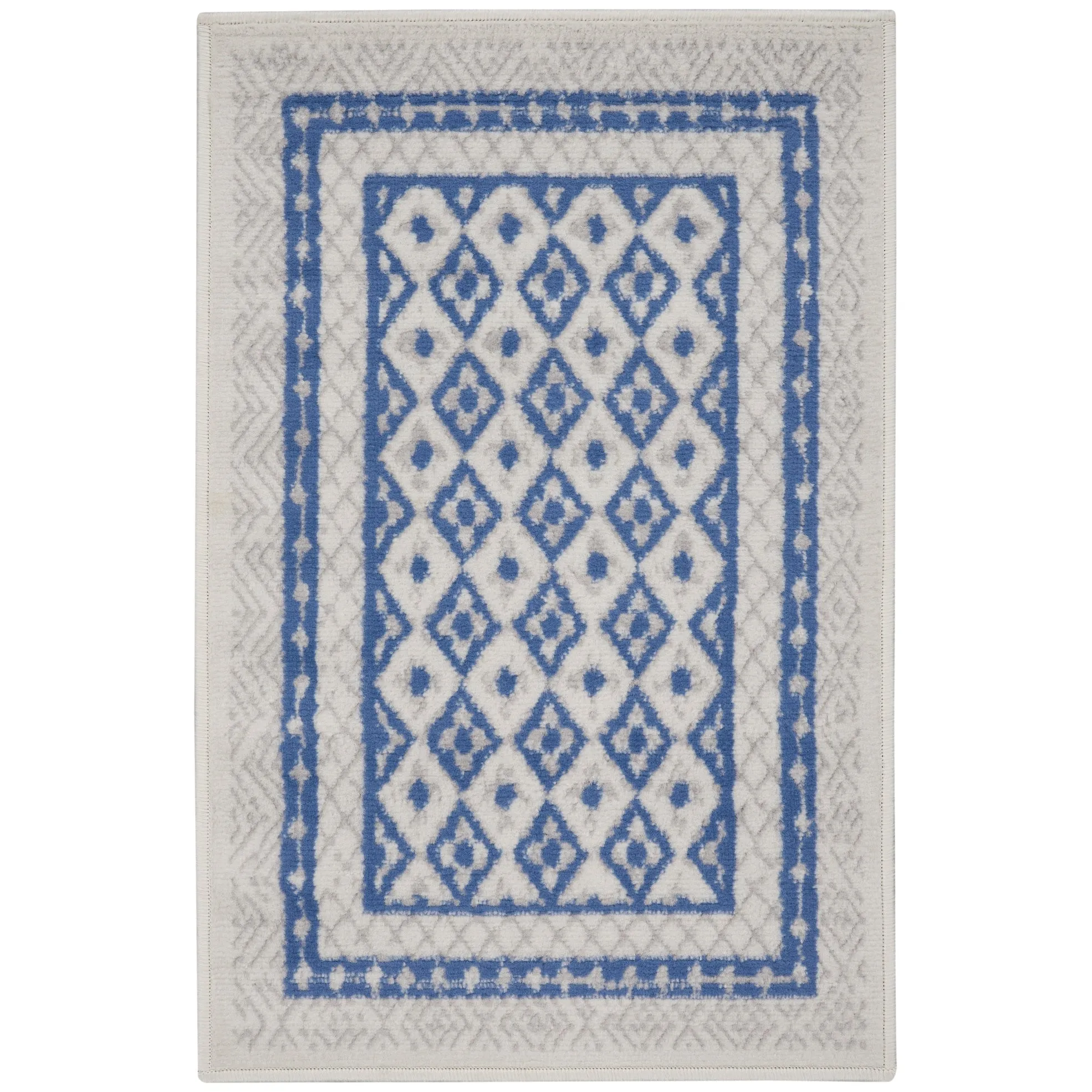 Nourison Whimsicle Geometric Moroccan Bordered Area Rug