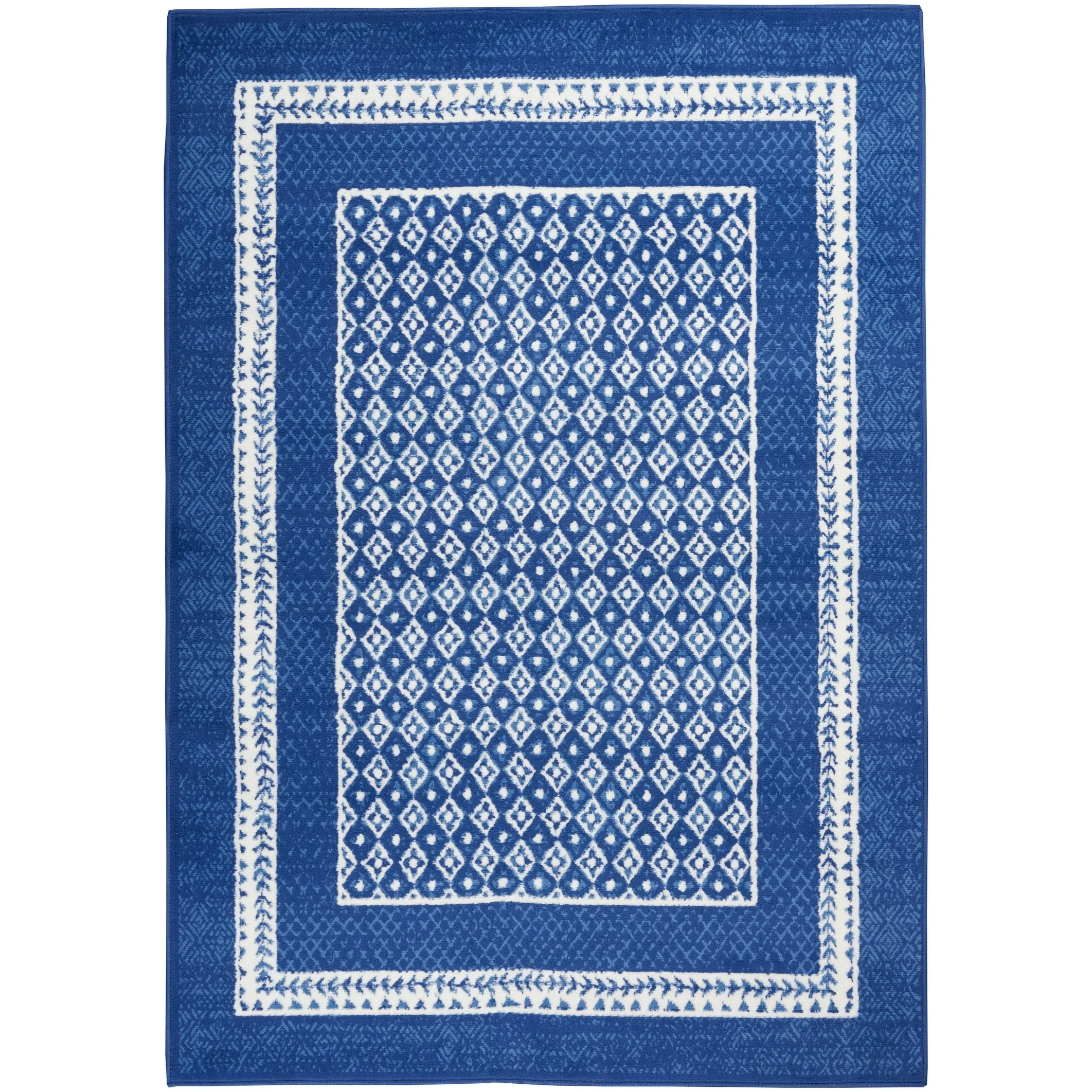 Nourison Whimsicle Geometric Moroccan Bordered Area Rug