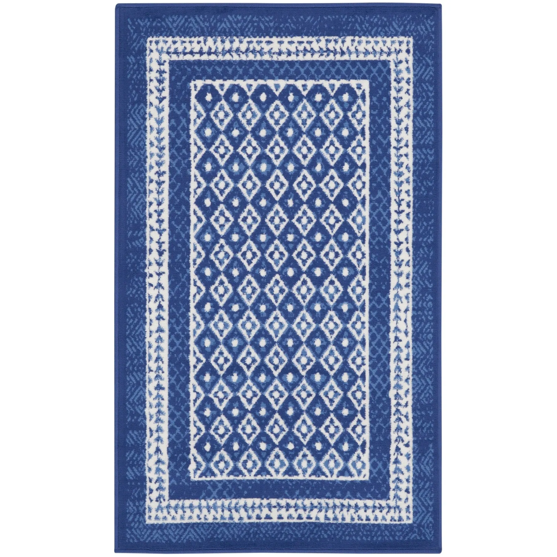 Nourison Whimsicle Geometric Moroccan Bordered Area Rug