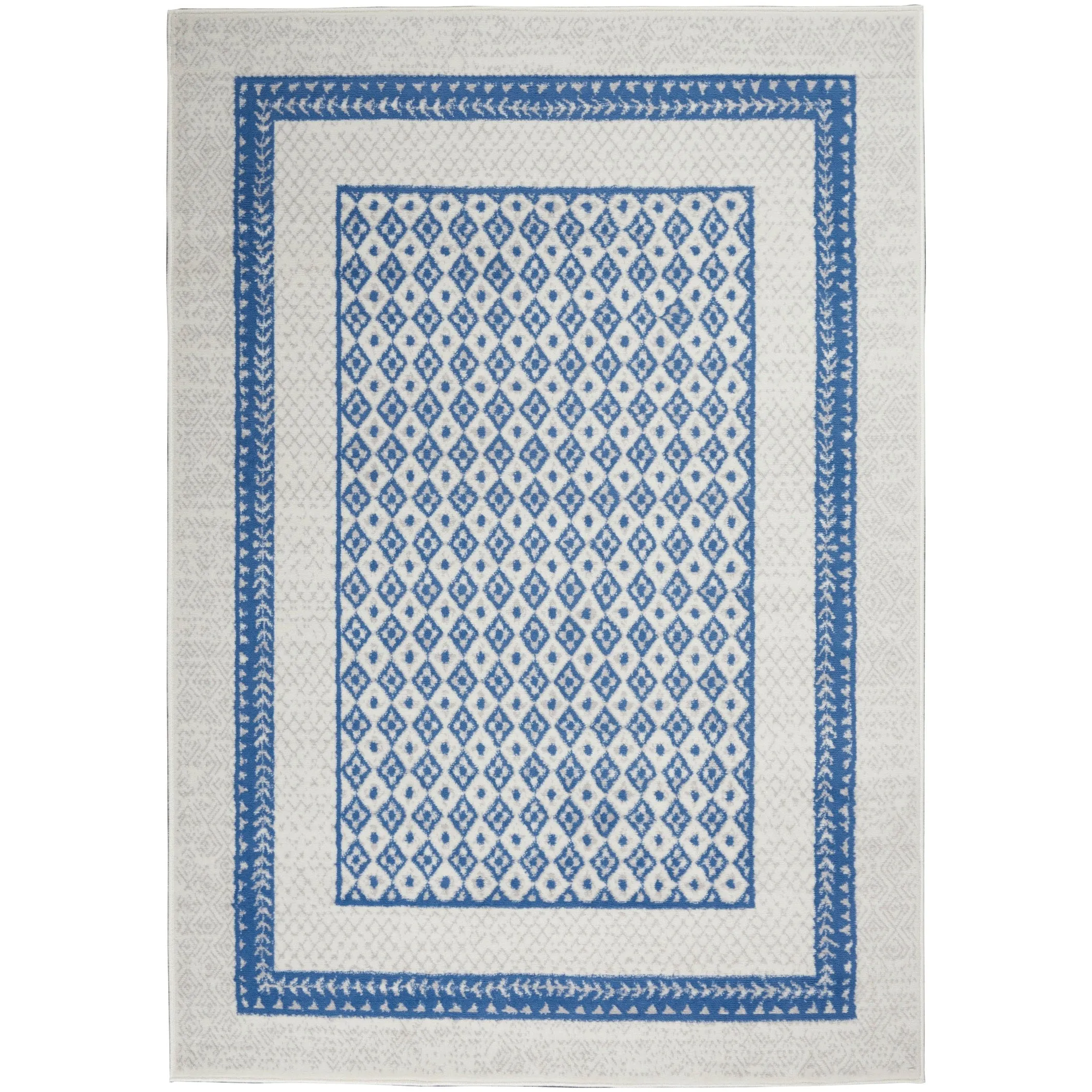 Nourison Whimsicle Geometric Moroccan Bordered Area Rug