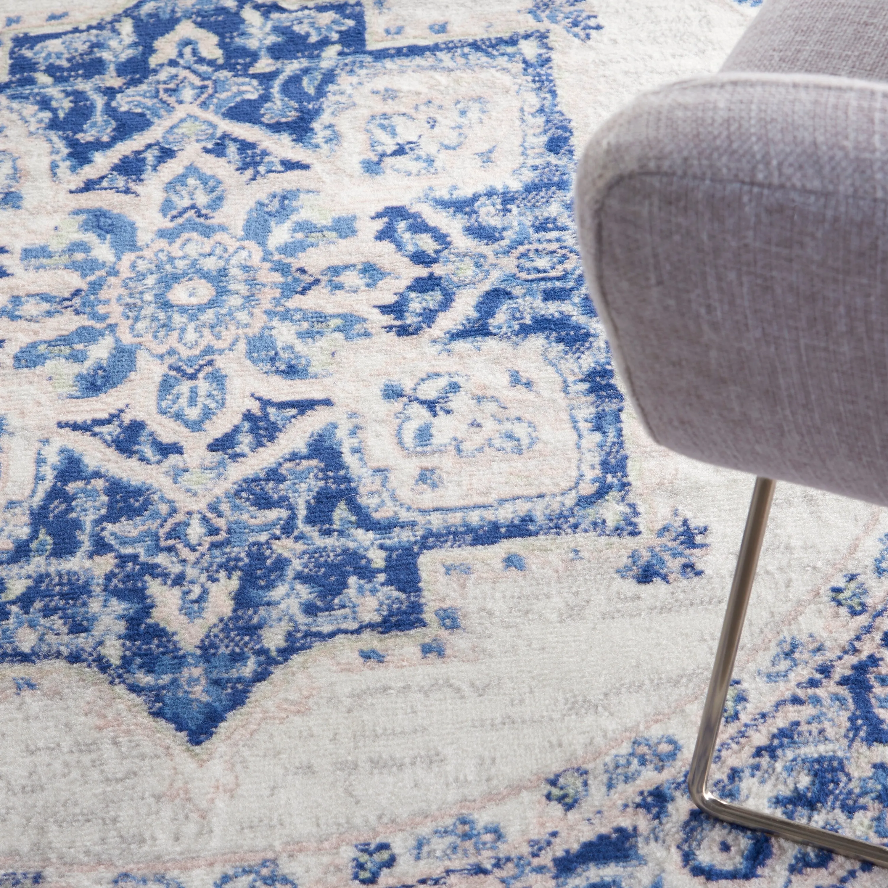 Nourison Whimsicle Modern Persian Floral Medallion Area Rug