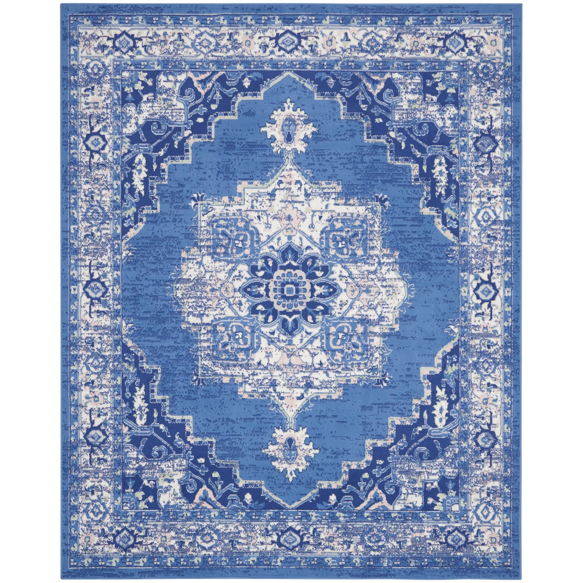 Nourison Whimsicle Modern Persian Floral Medallion Area Rug