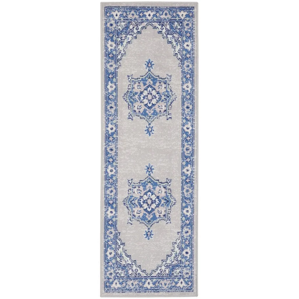 Nourison Whimsicle Modern Persian Floral Medallion Area Rug
