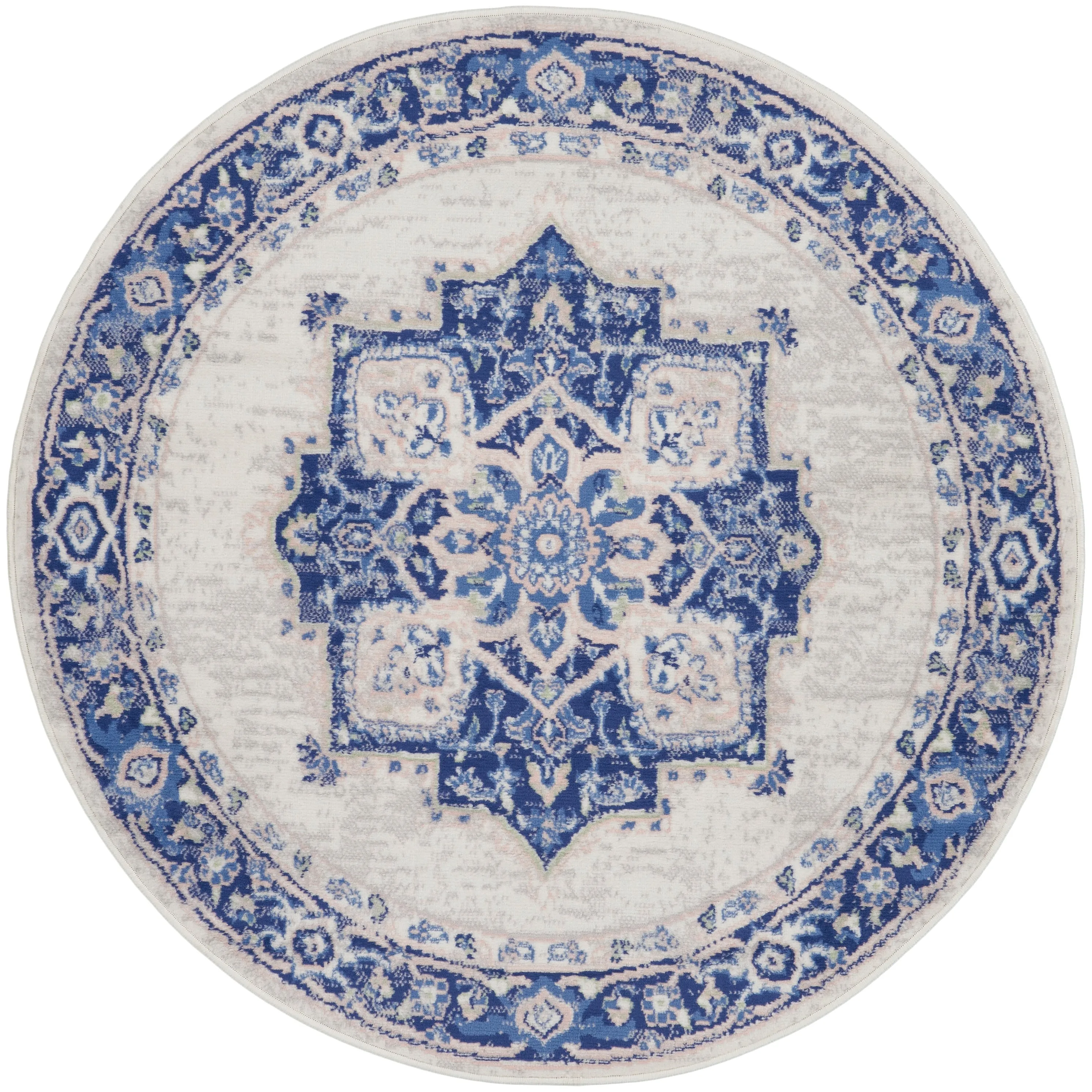 Nourison Whimsicle Modern Persian Floral Medallion Area Rug