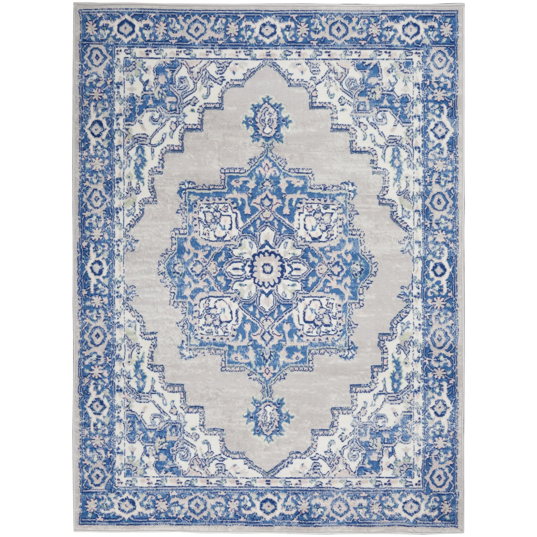 Nourison Whimsicle Modern Persian Floral Medallion Area Rug