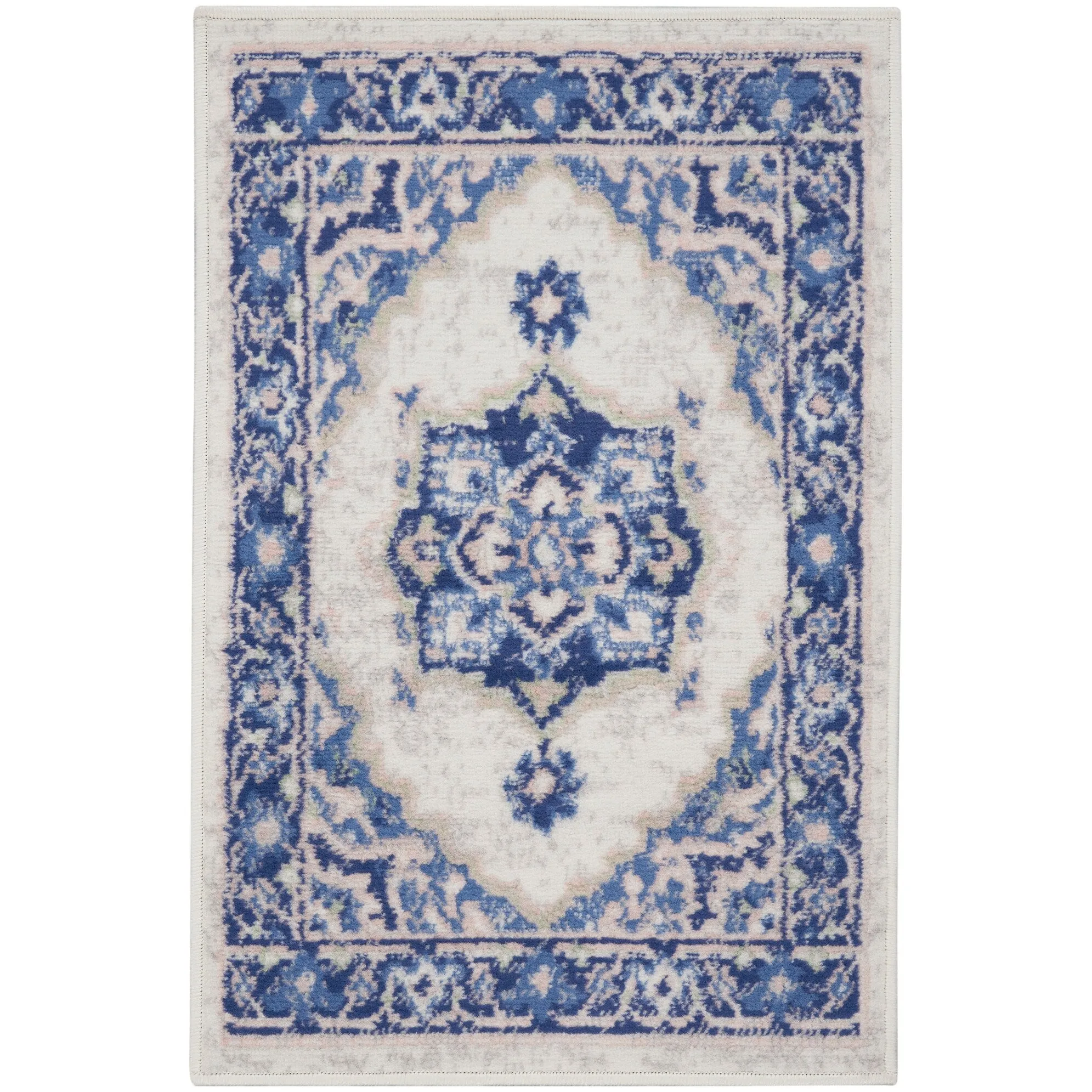 Nourison Whimsicle Modern Persian Floral Medallion Area Rug