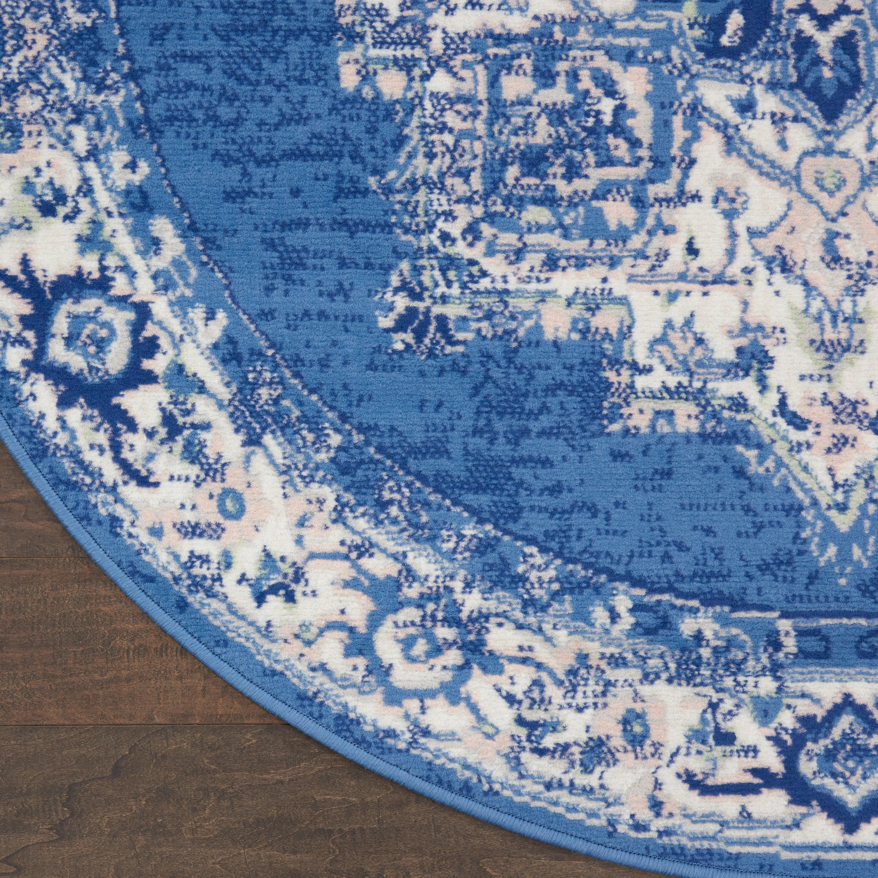 Nourison Whimsicle Modern Persian Floral Medallion Area Rug