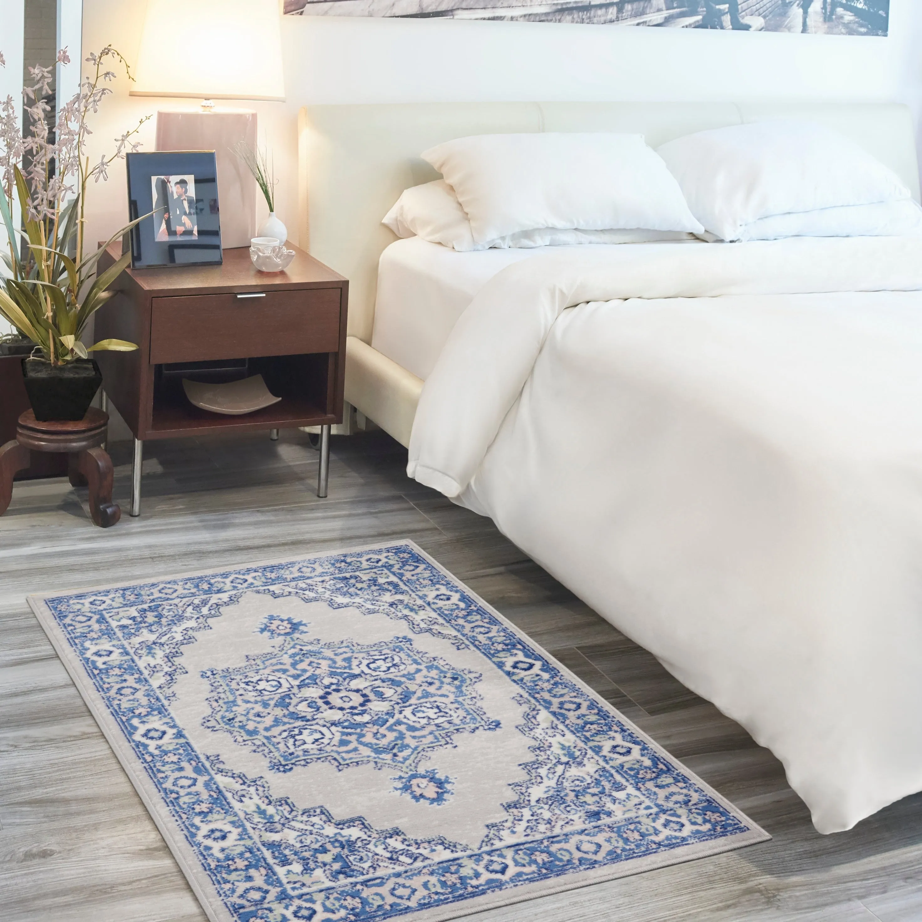 Nourison Whimsicle Modern Persian Floral Medallion Area Rug