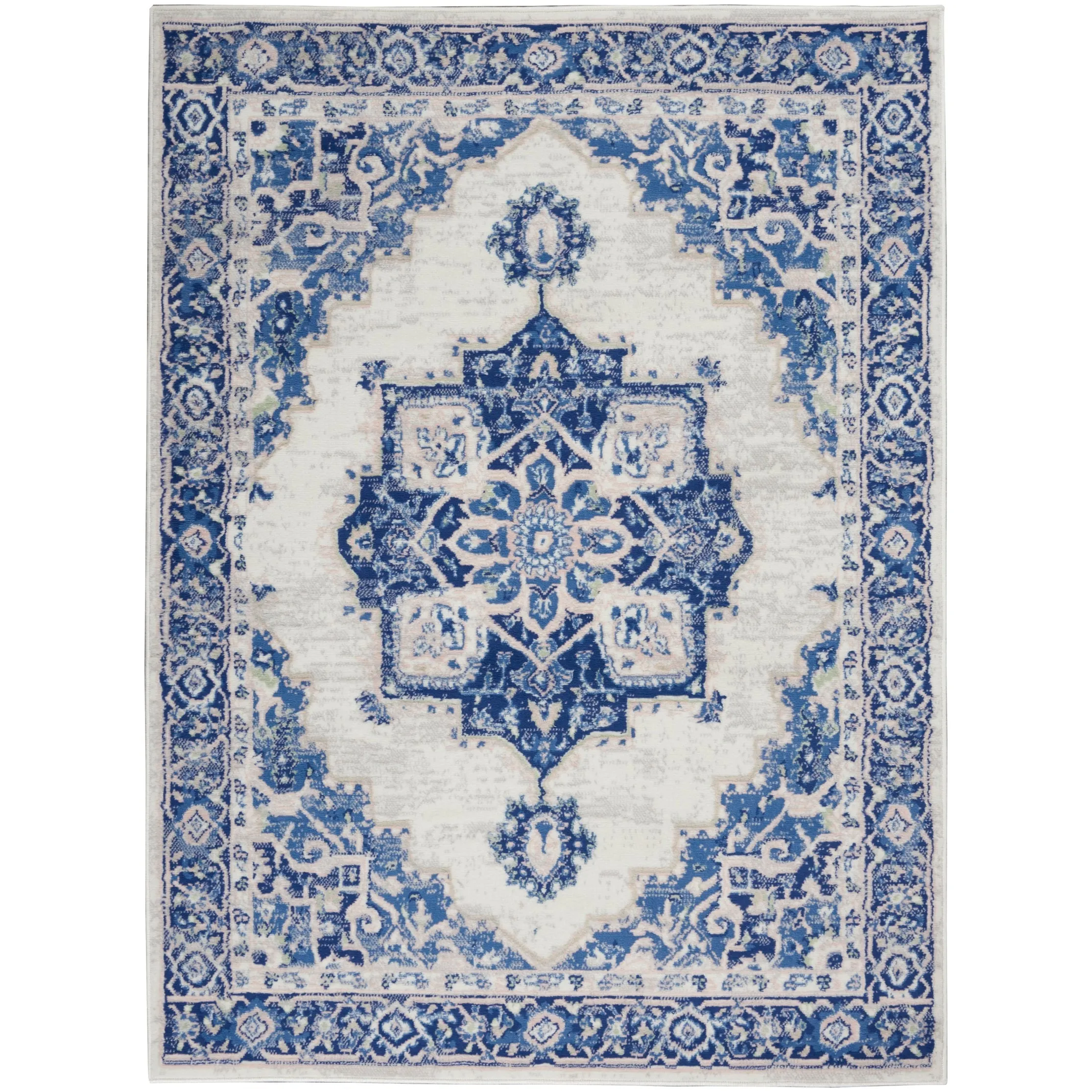 Nourison Whimsicle Modern Persian Floral Medallion Area Rug