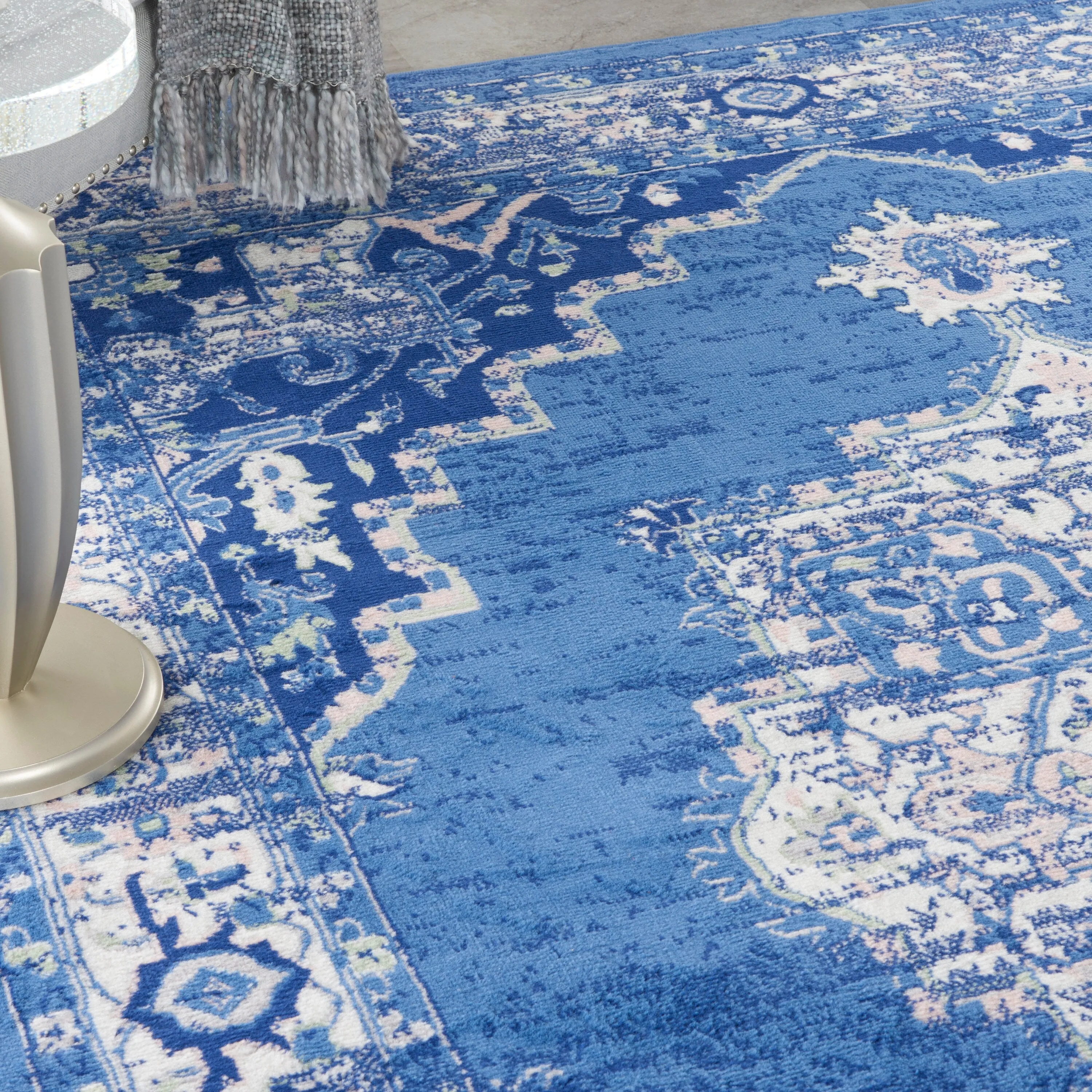 Nourison Whimsicle Modern Persian Floral Medallion Area Rug