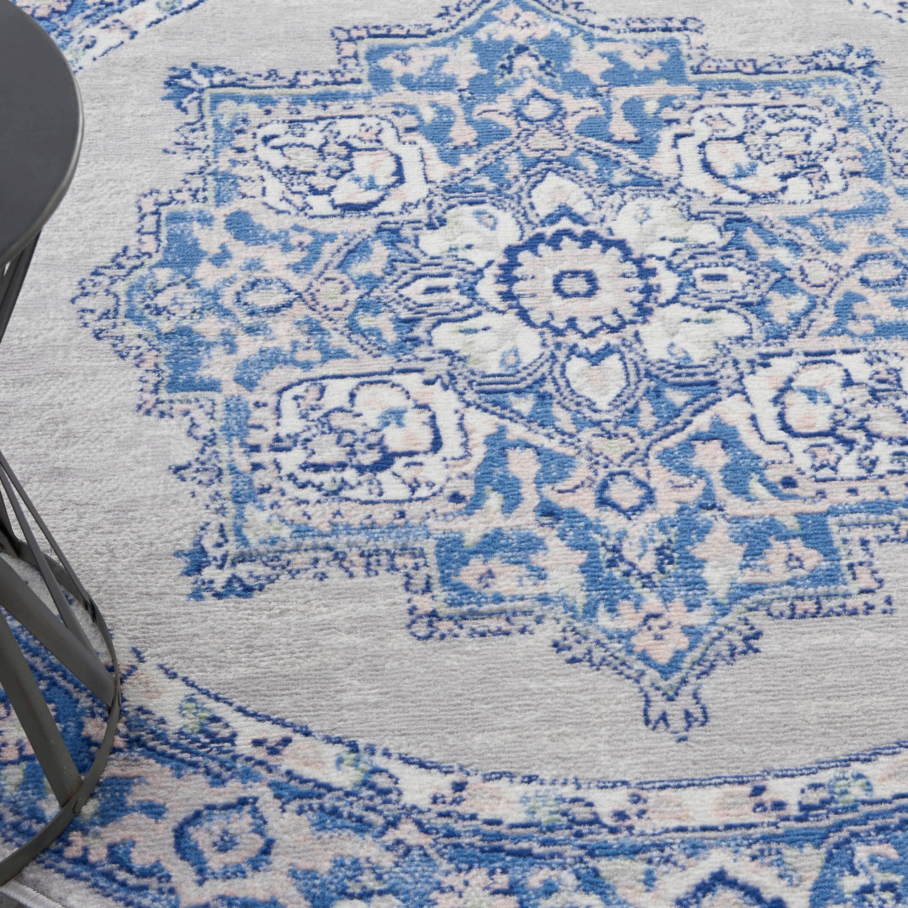 Nourison Whimsicle Modern Persian Floral Medallion Area Rug