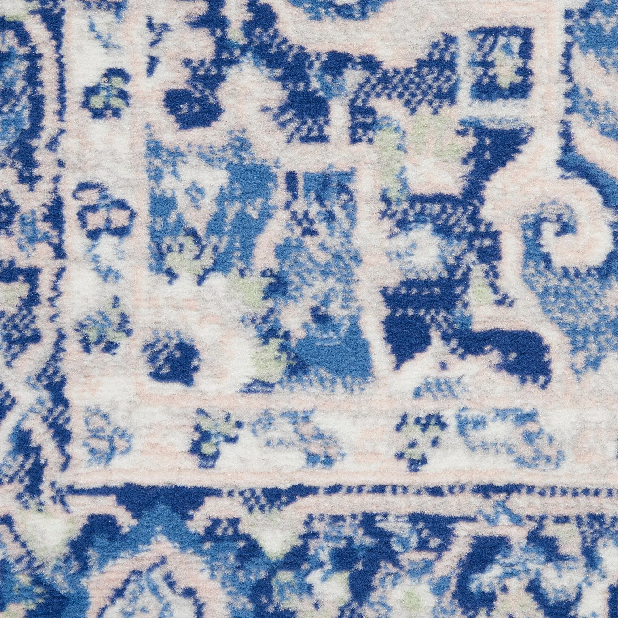 Nourison Whimsicle Modern Persian Floral Medallion Area Rug