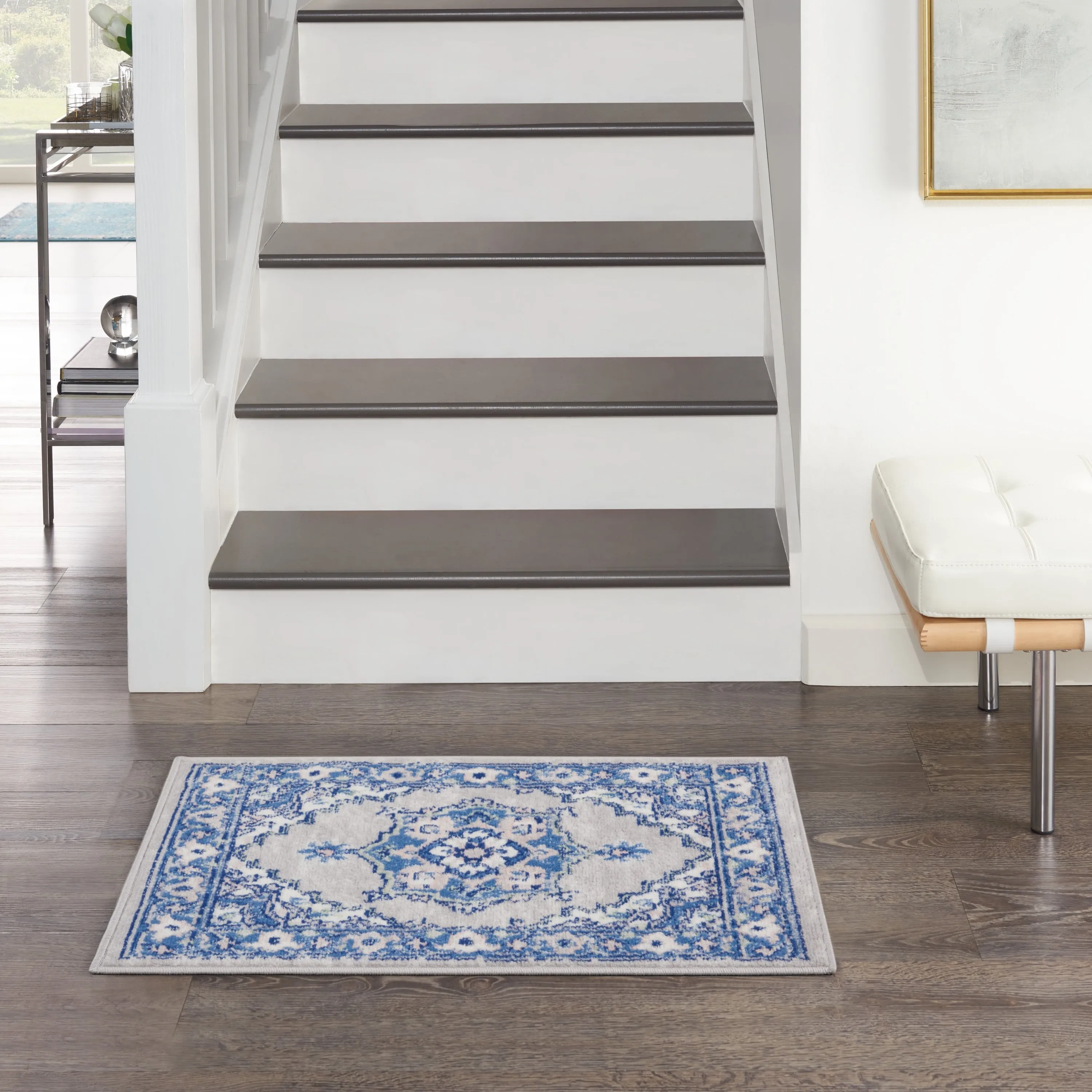 Nourison Whimsicle Modern Persian Floral Medallion Area Rug