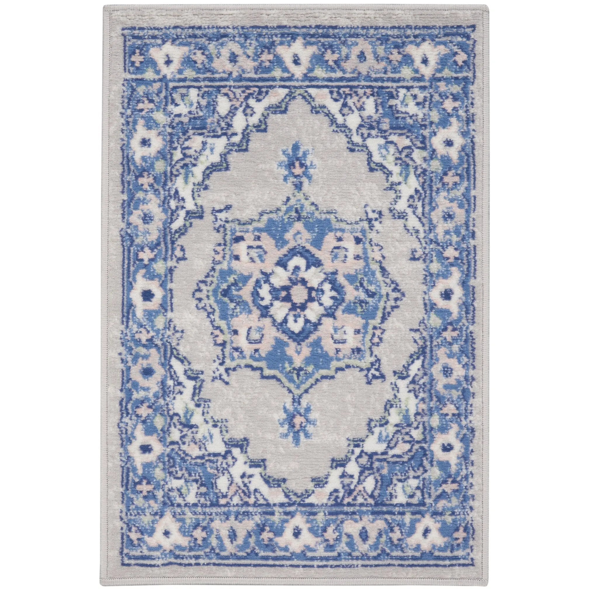 Nourison Whimsicle Modern Persian Floral Medallion Area Rug