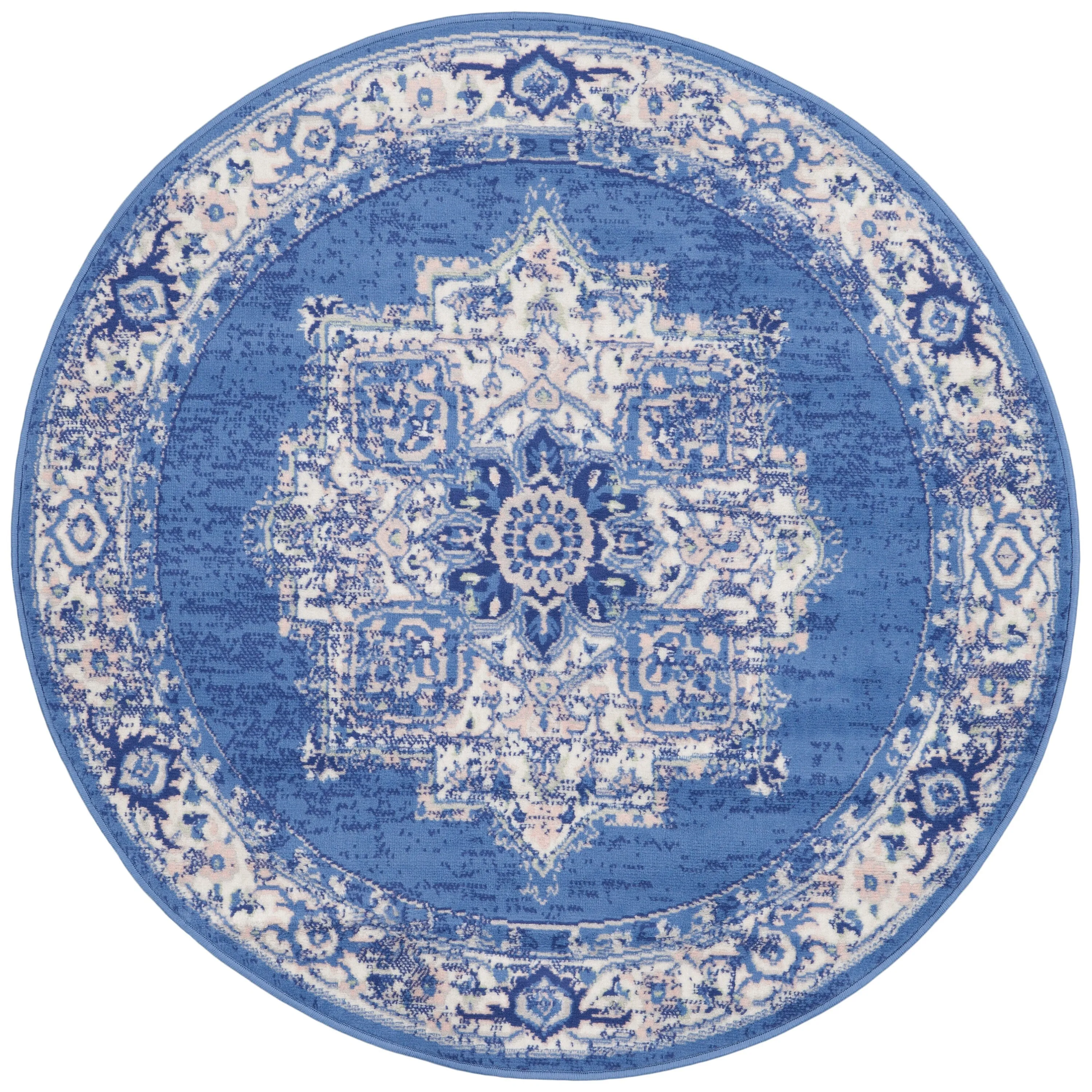 Nourison Whimsicle Modern Persian Floral Medallion Area Rug