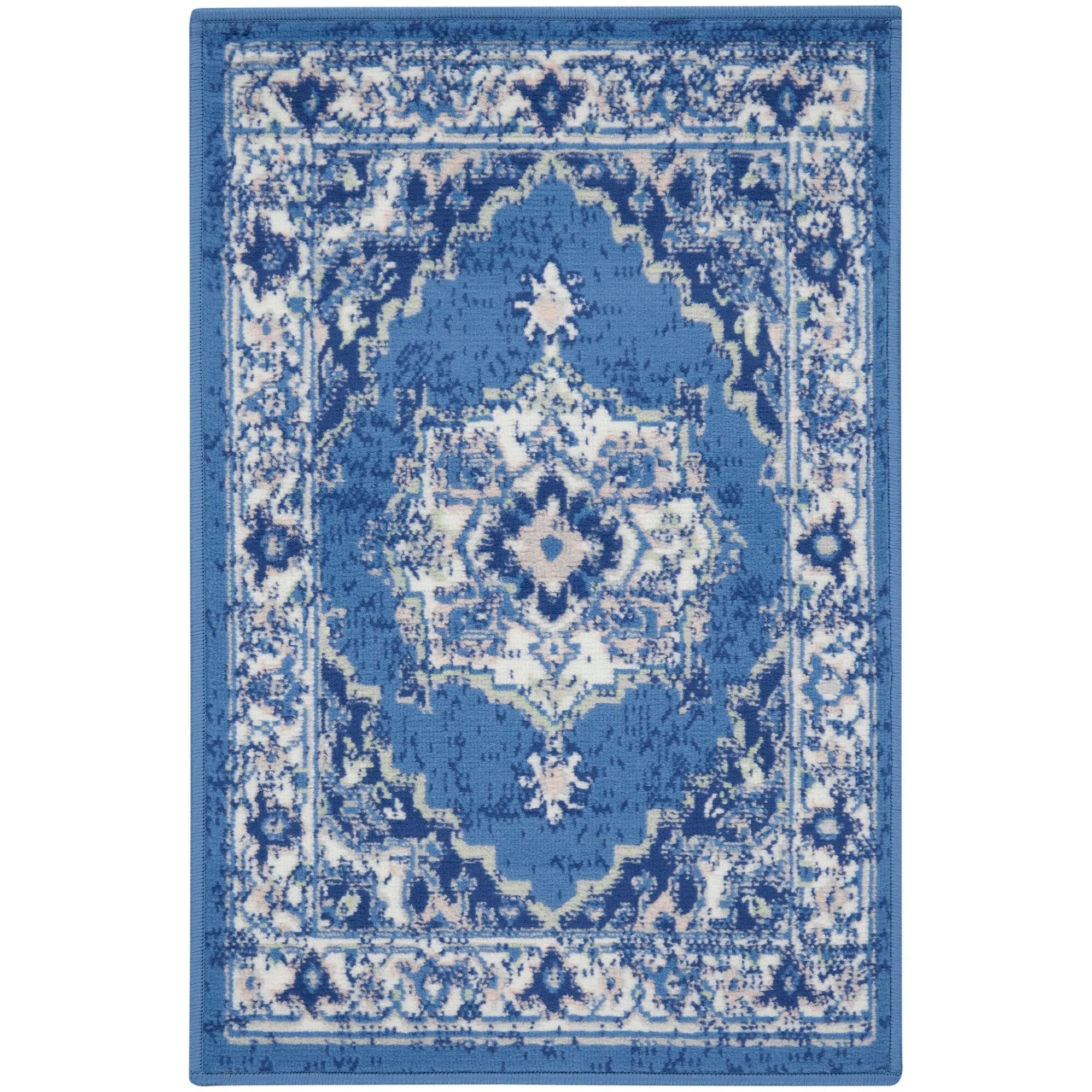 Nourison Whimsicle Modern Persian Floral Medallion Area Rug