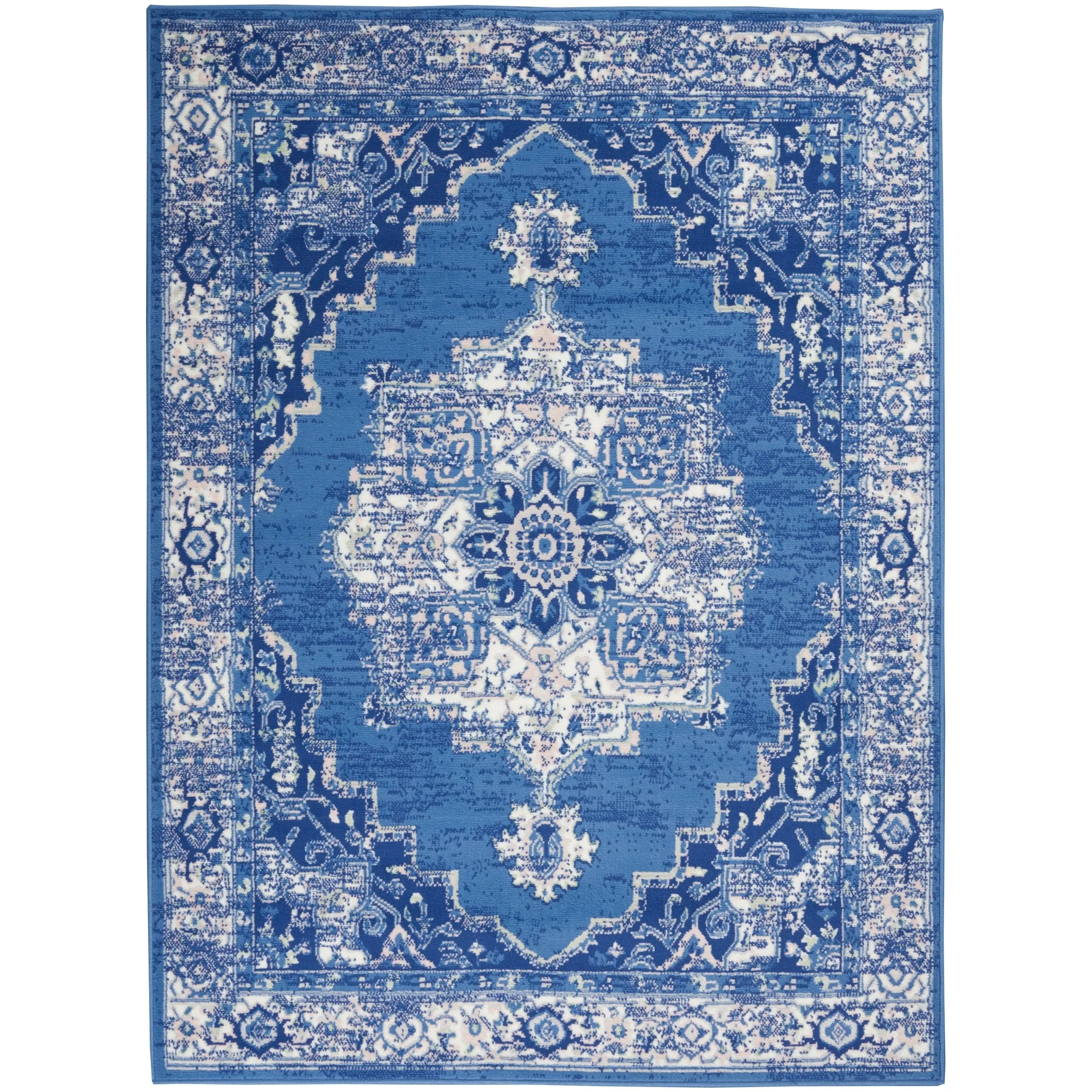 Nourison Whimsicle Modern Persian Floral Medallion Area Rug