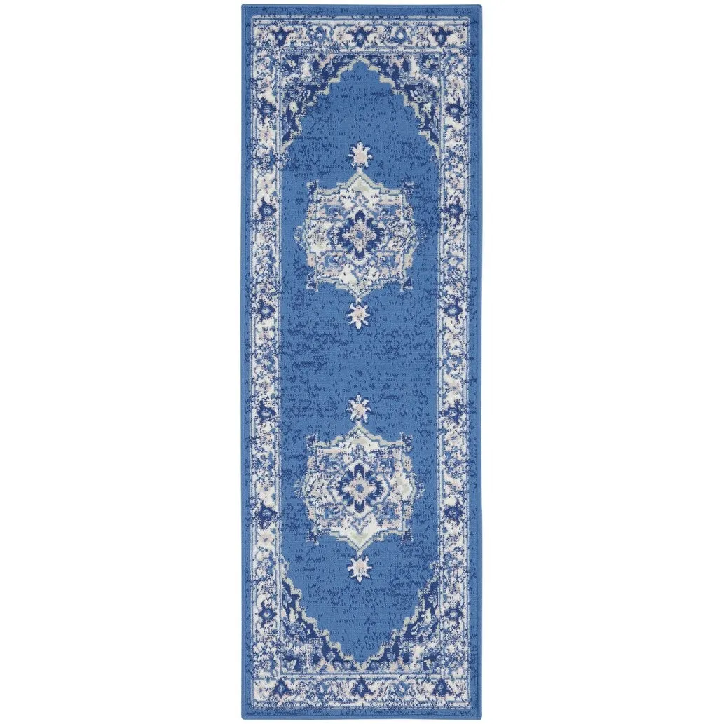 Nourison Whimsicle Modern Persian Floral Medallion Area Rug