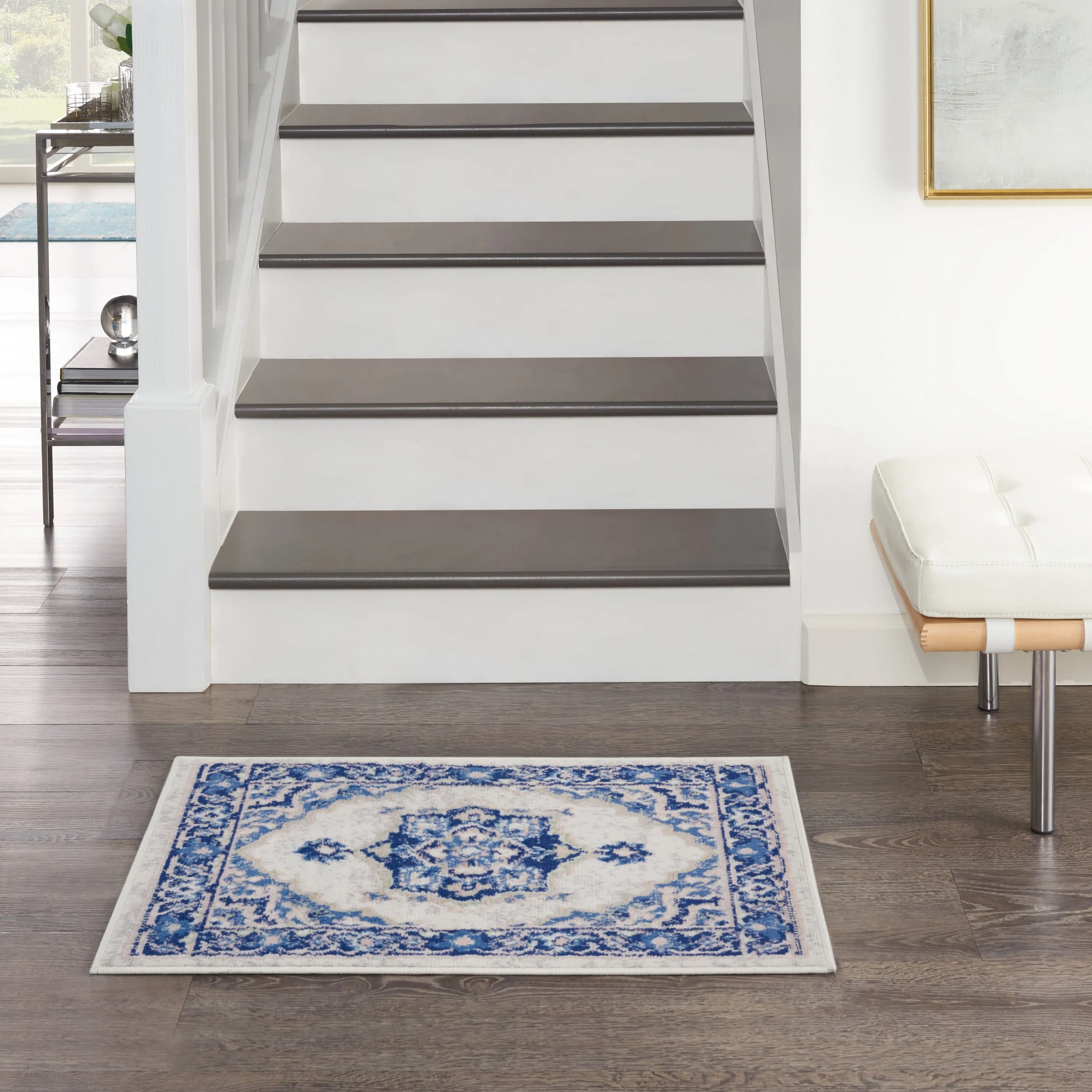 Nourison Whimsicle Modern Persian Floral Medallion Area Rug