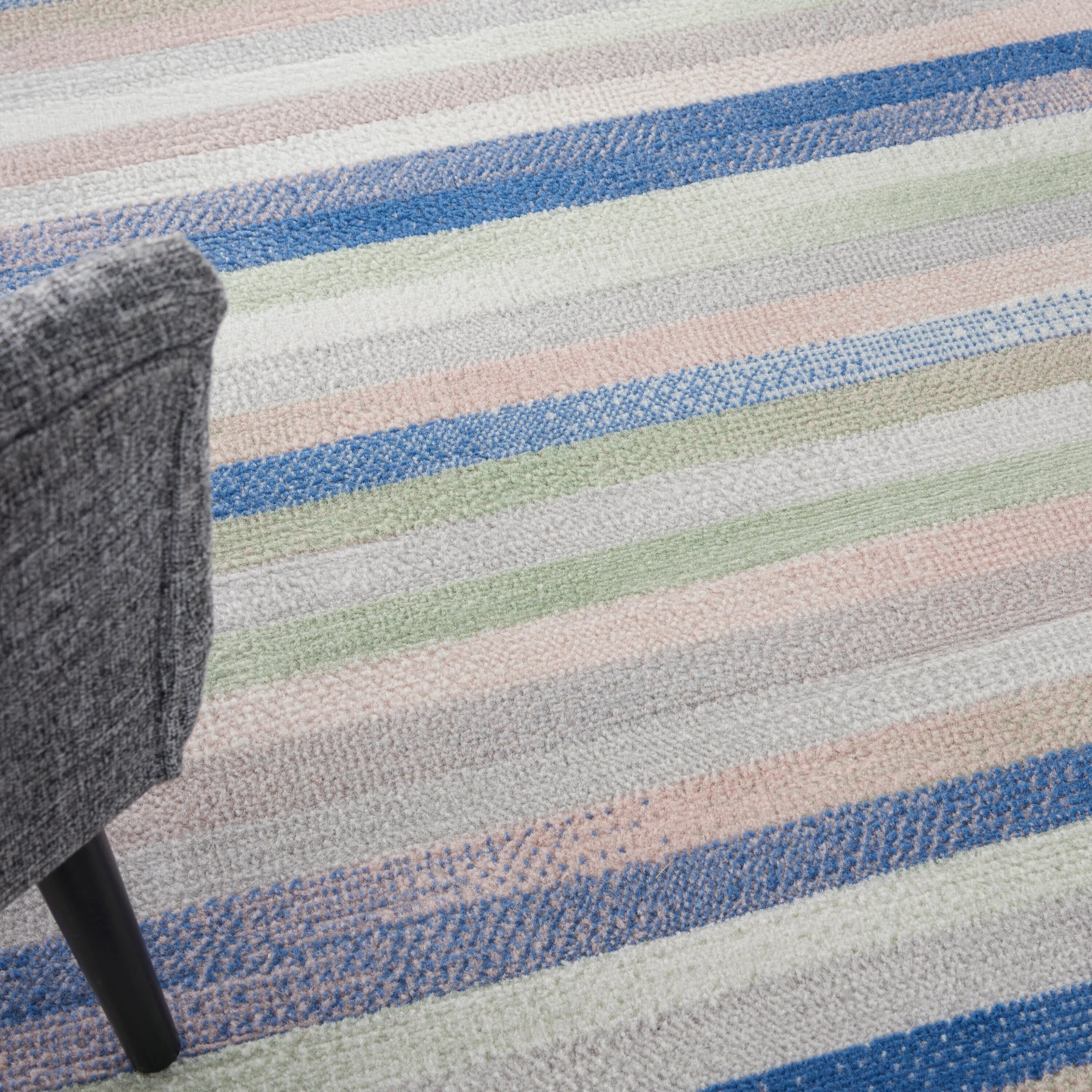 Nourison Whimsicle Modern Striped Abstract Area Rug