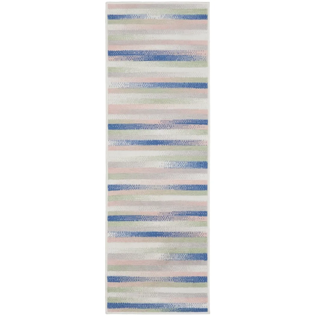 Nourison Whimsicle Modern Striped Abstract Area Rug