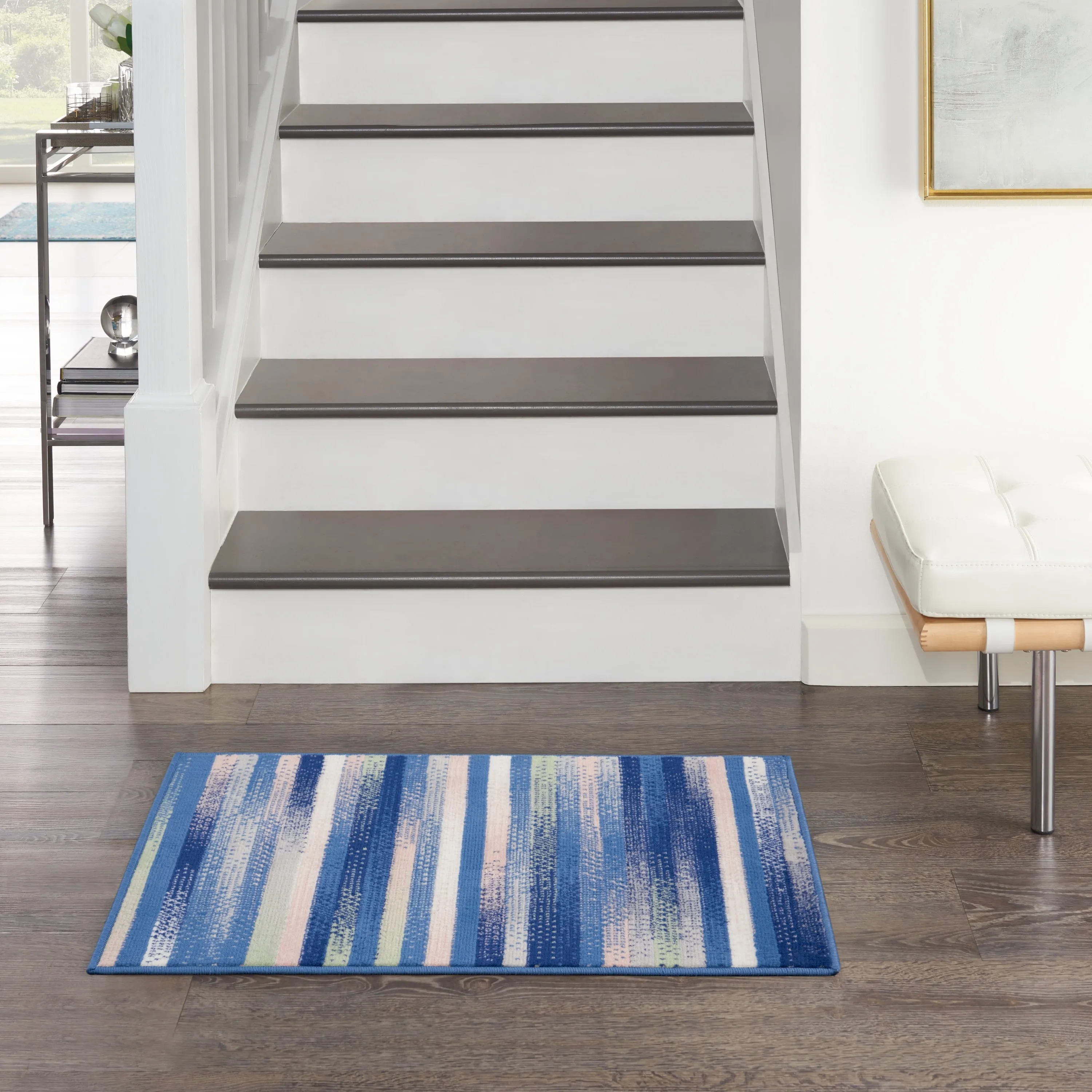 Nourison Whimsicle Modern Striped Abstract Area Rug