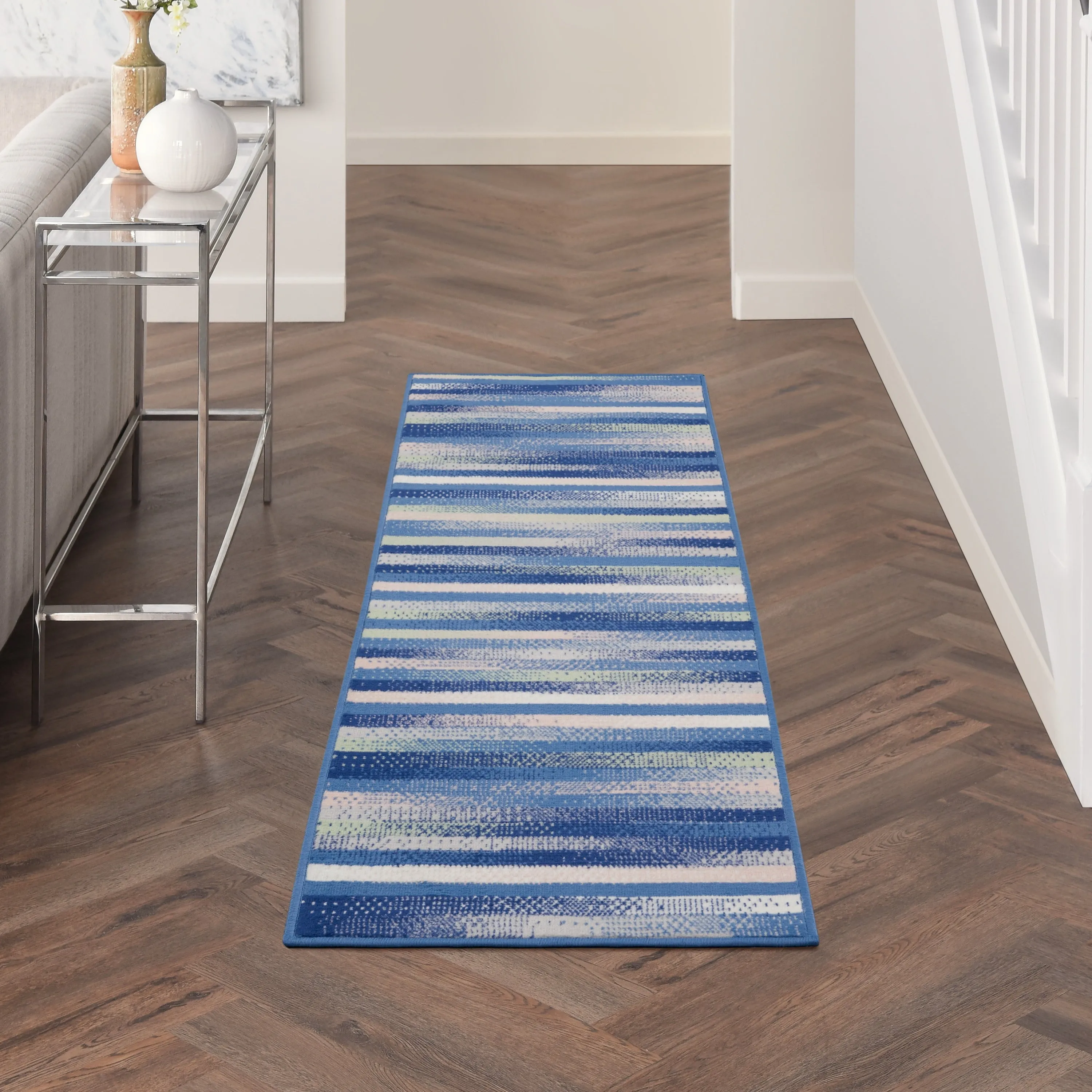 Nourison Whimsicle Modern Striped Abstract Area Rug